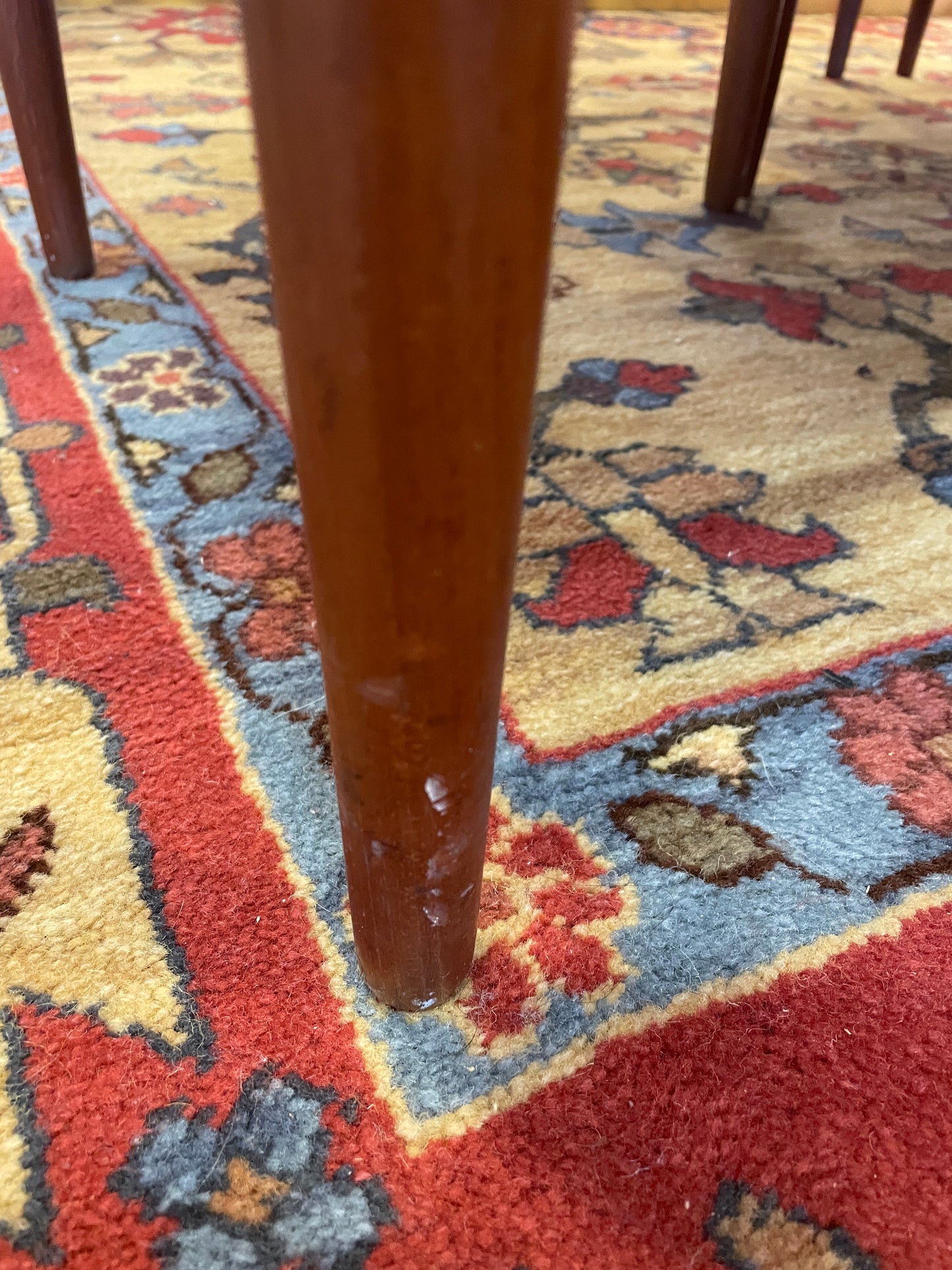 Bramin by HW Klein Mid Century Teak Dining Table and 6 Chairs (0L0001)