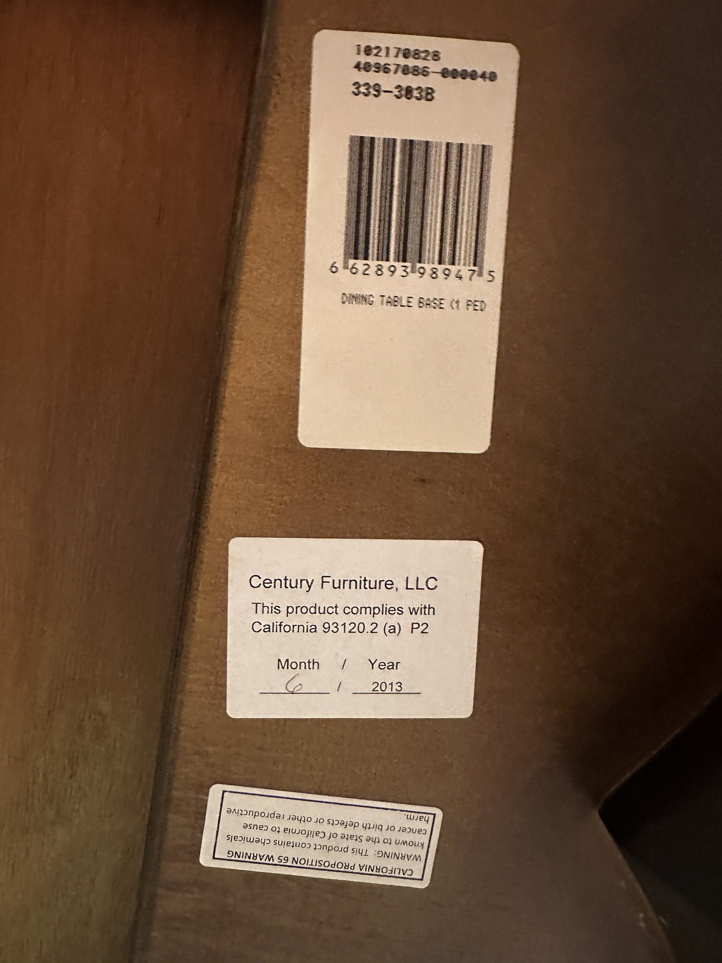 Century Tribeca Double Pedestal Dining Table (0N4003)