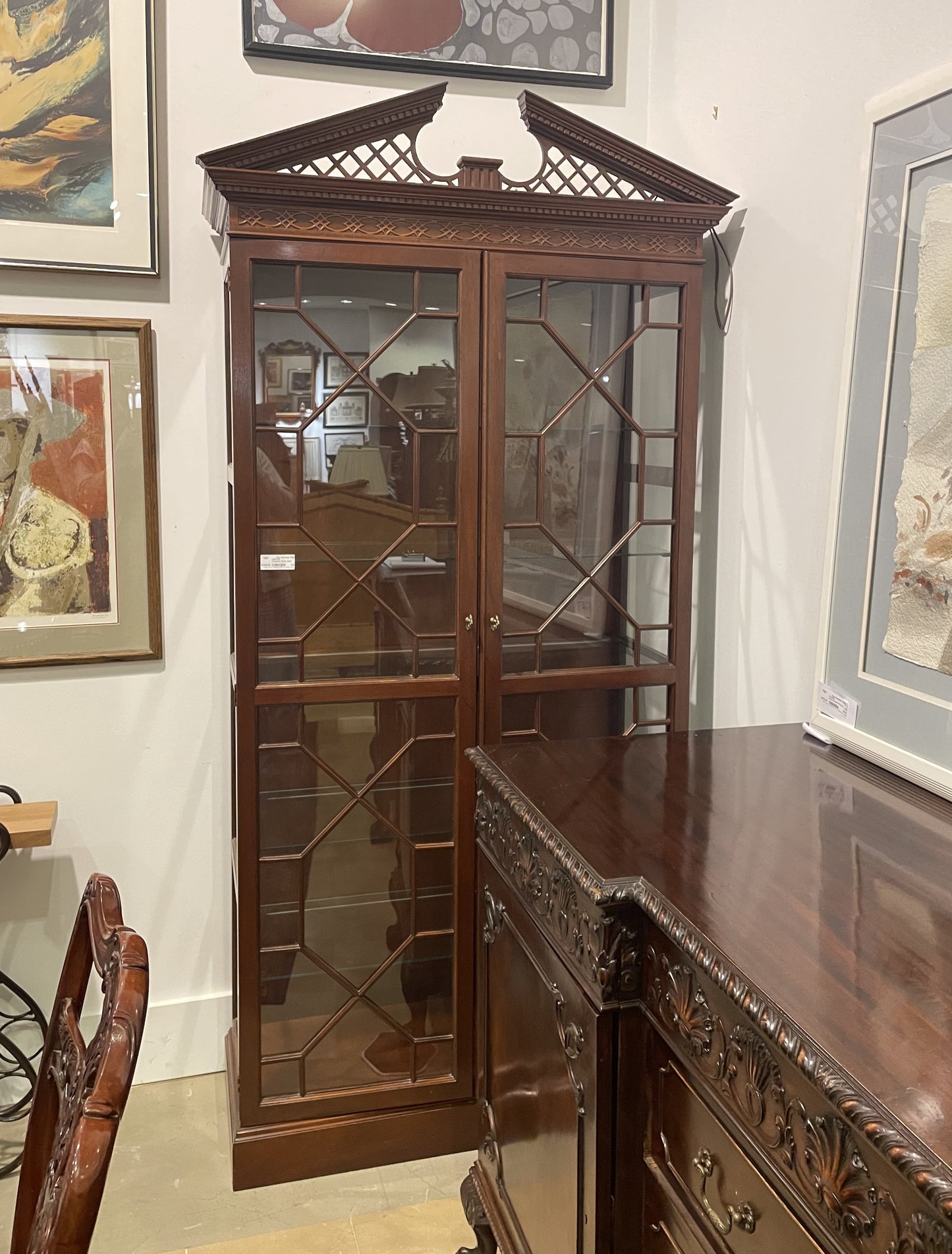 Chippendale Display Cabinet (CQJAG1)