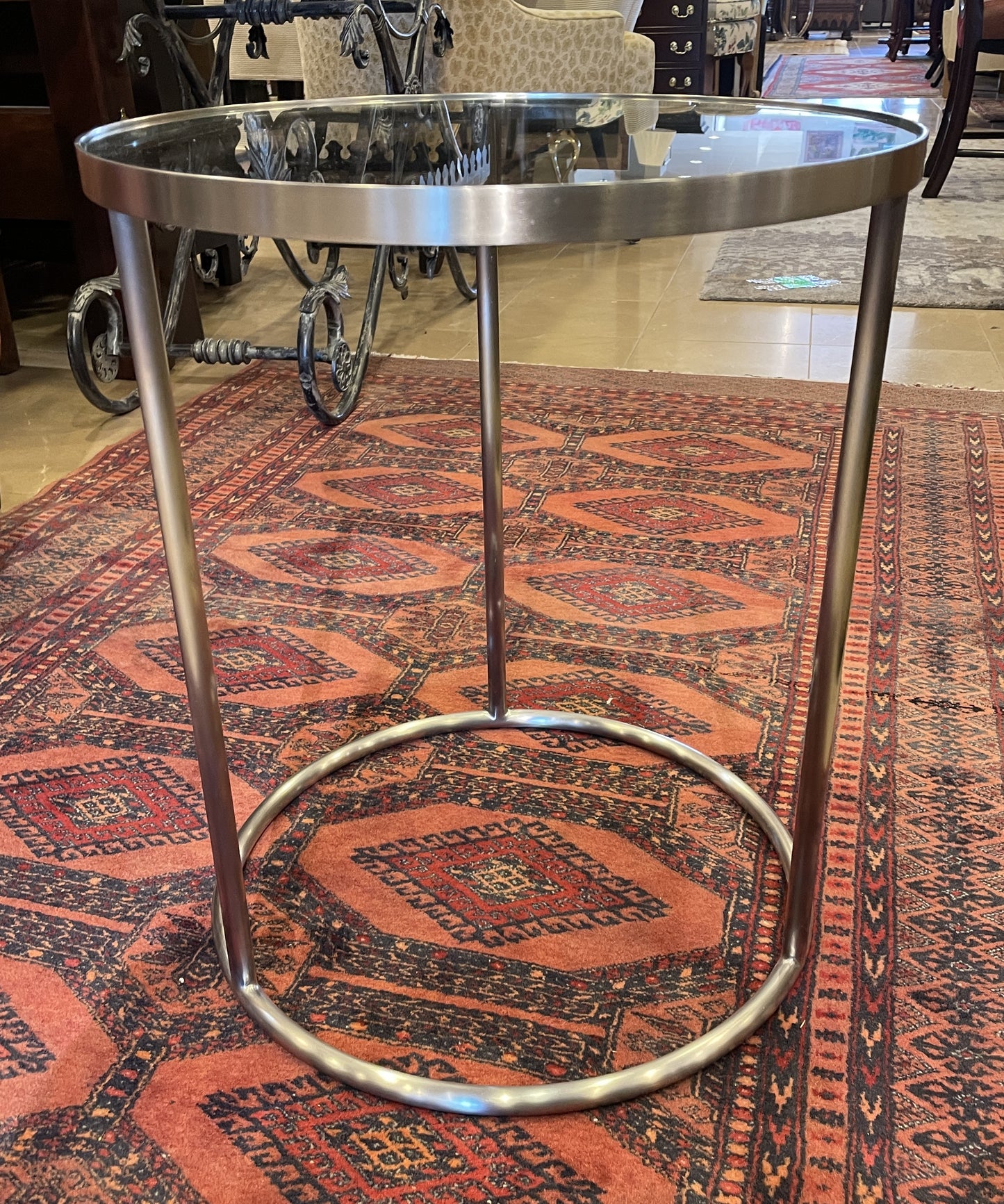 Restoration Hardware Graydon Nesting tables with Shagreen top (033006)