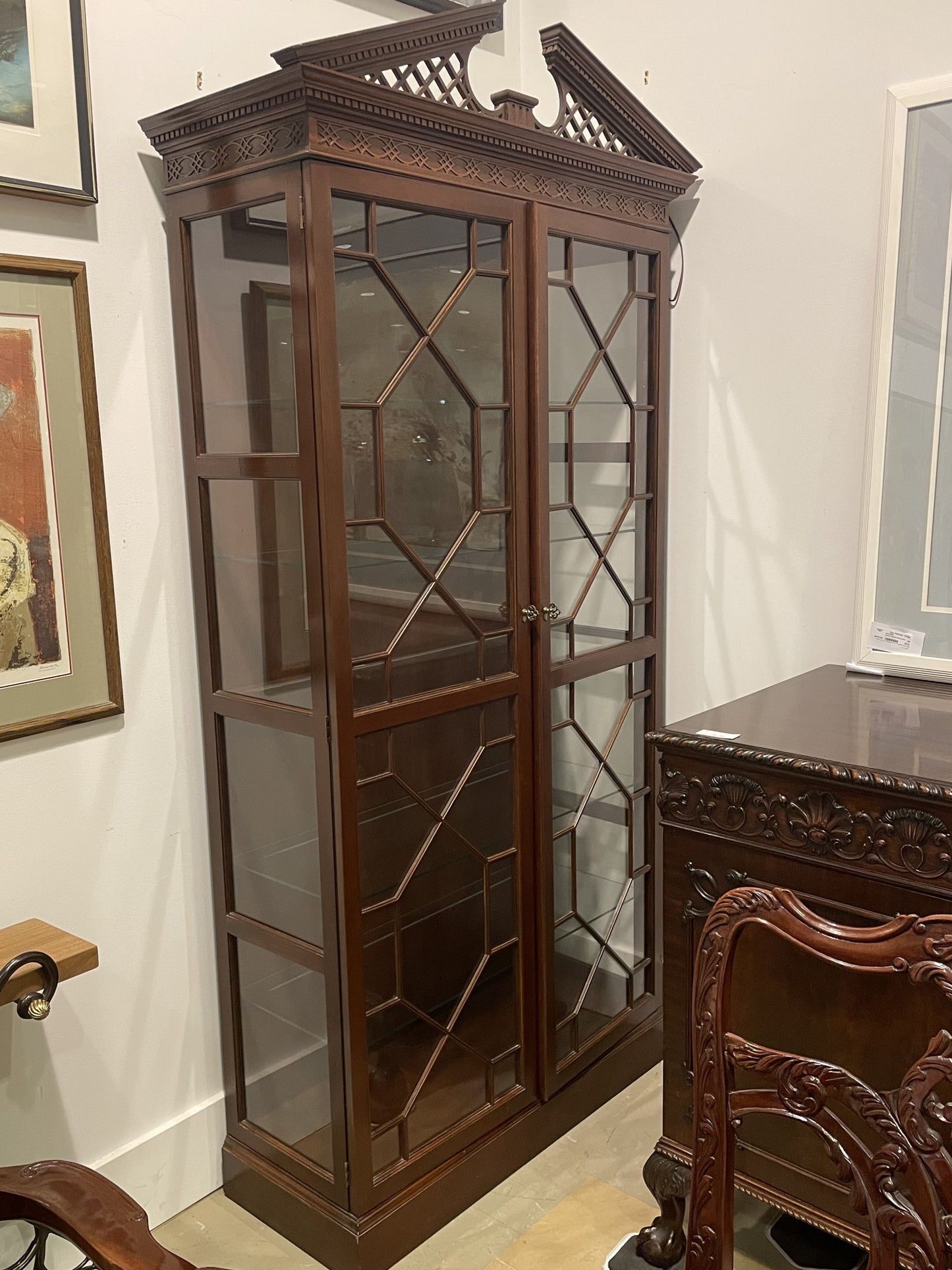 Chippendale Display Cabinet (CQJAG1)