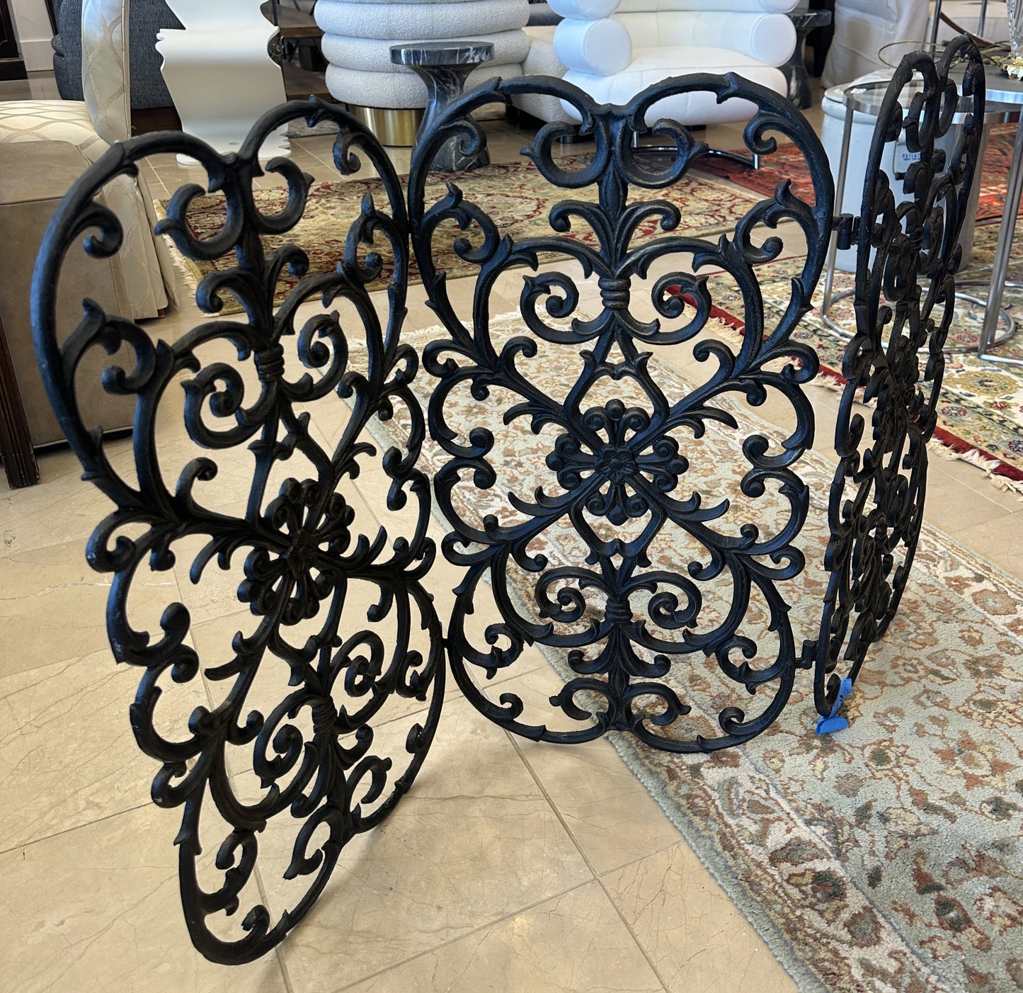 Iron Fireplace Screen (0N8006)
