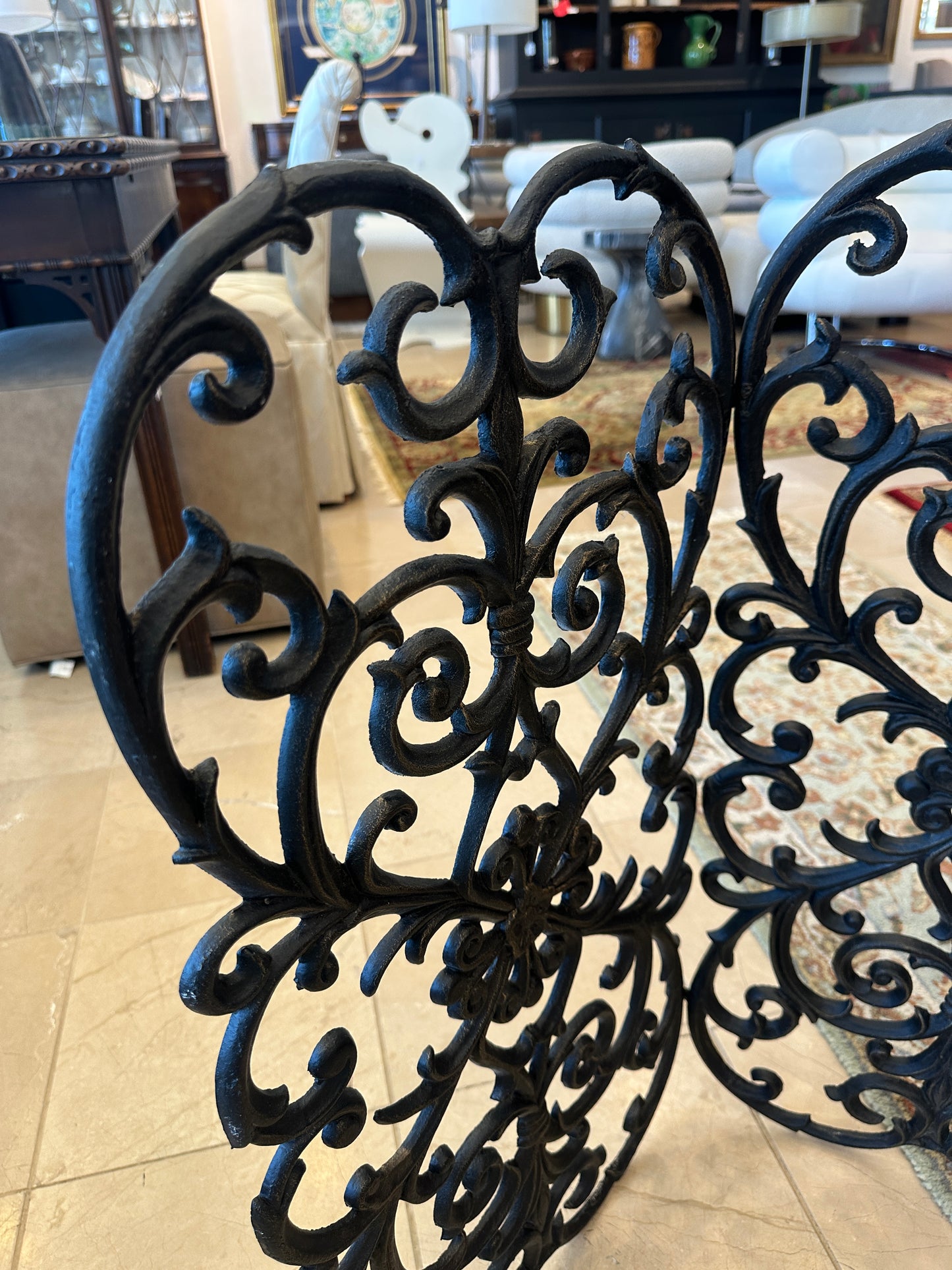 Iron Fireplace Screen (0N8006)