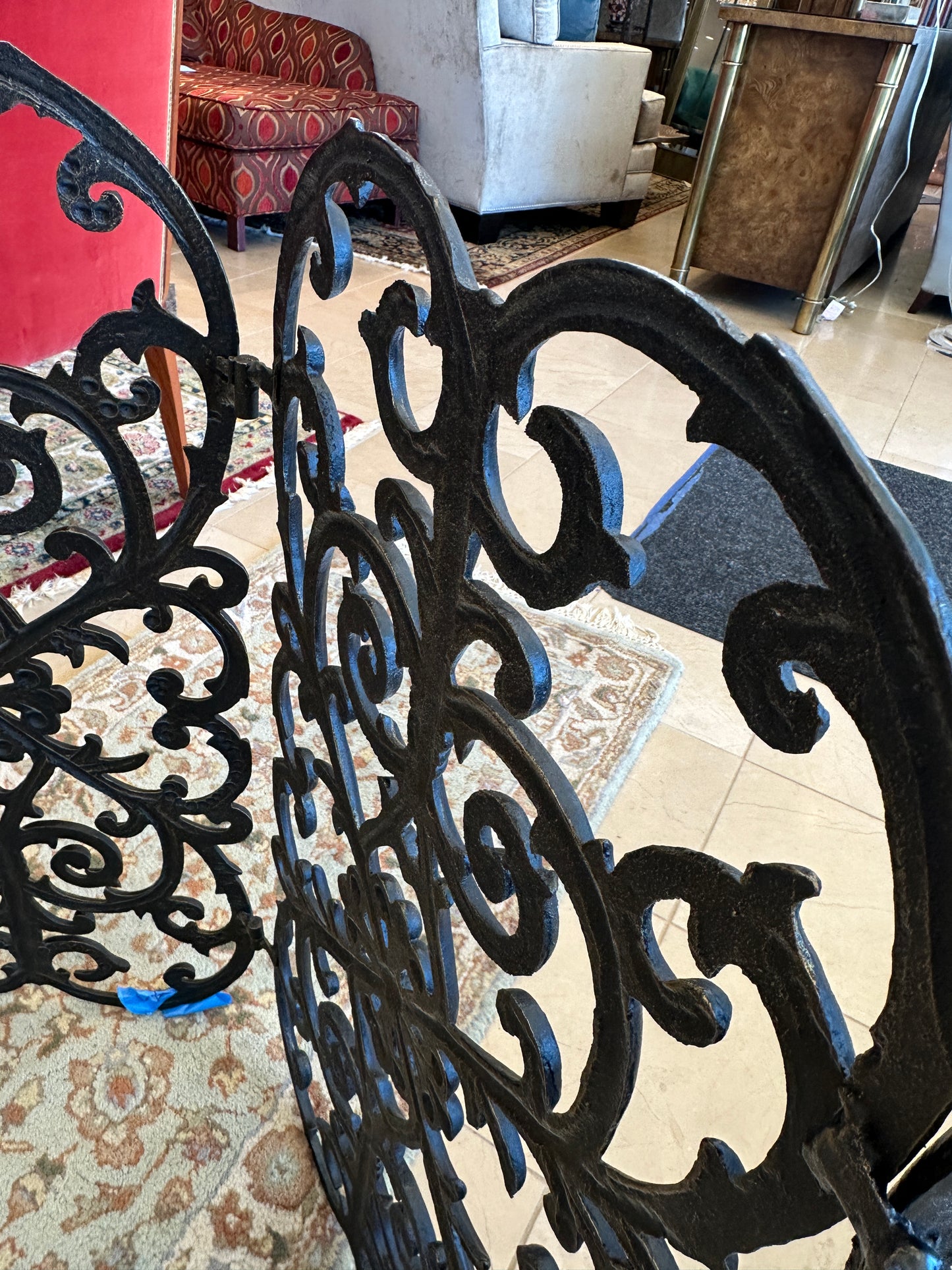 Iron Fireplace Screen (0N8006)