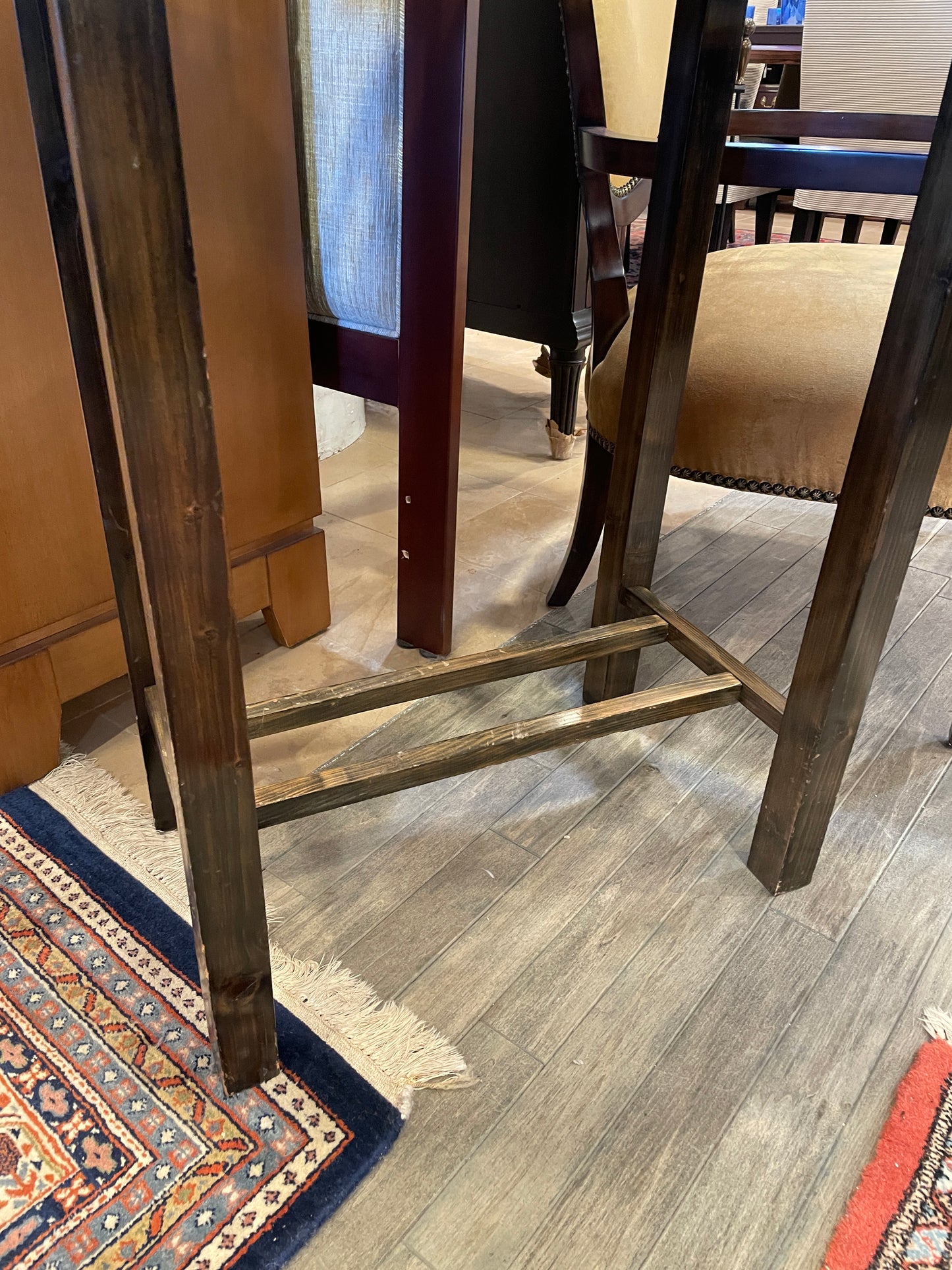 Vienna Liquor Stand/ Plant Stand with insert, AS IS (0H6002)