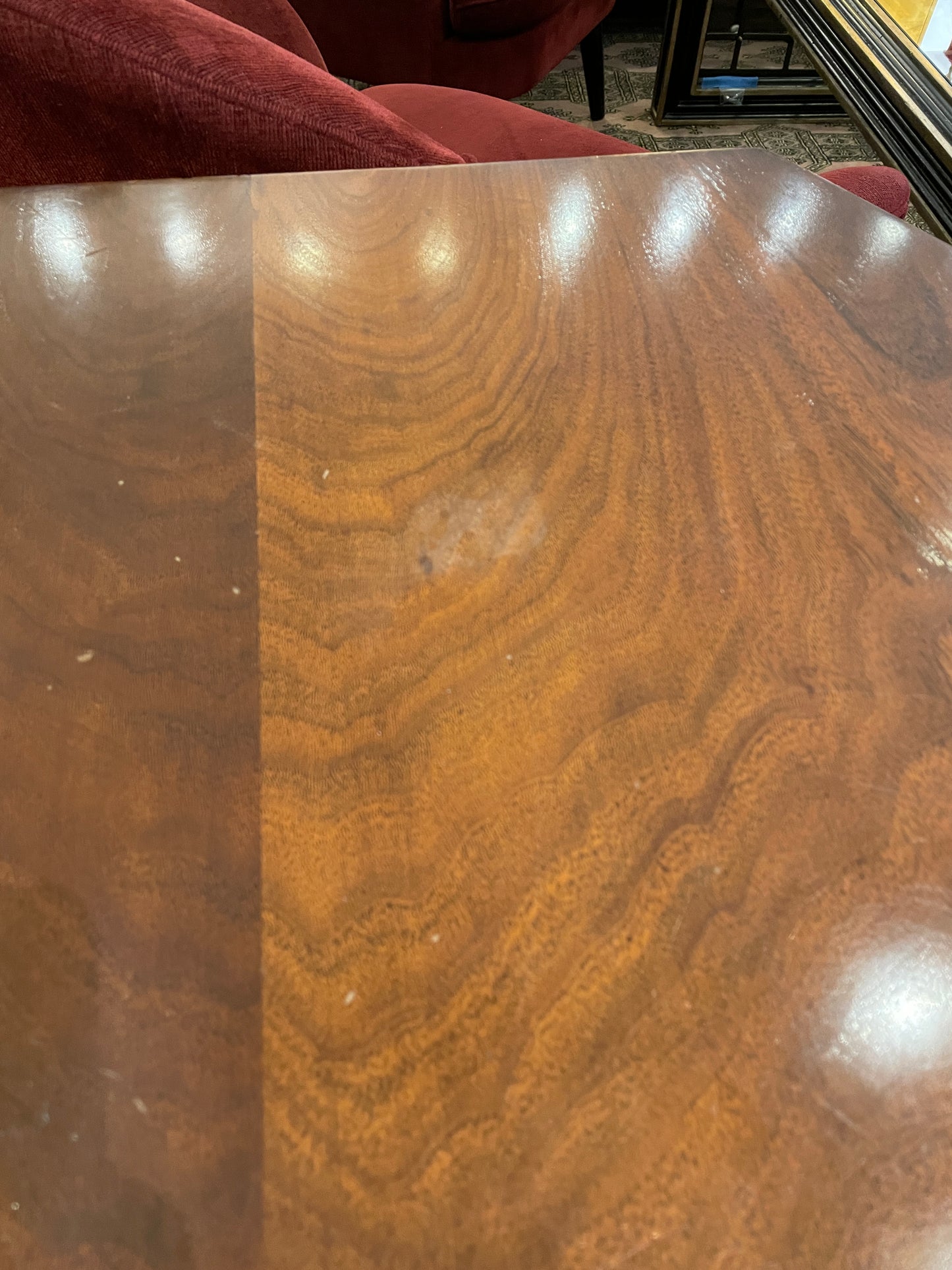 Walnut Hexagon Center Table (00Y00I)