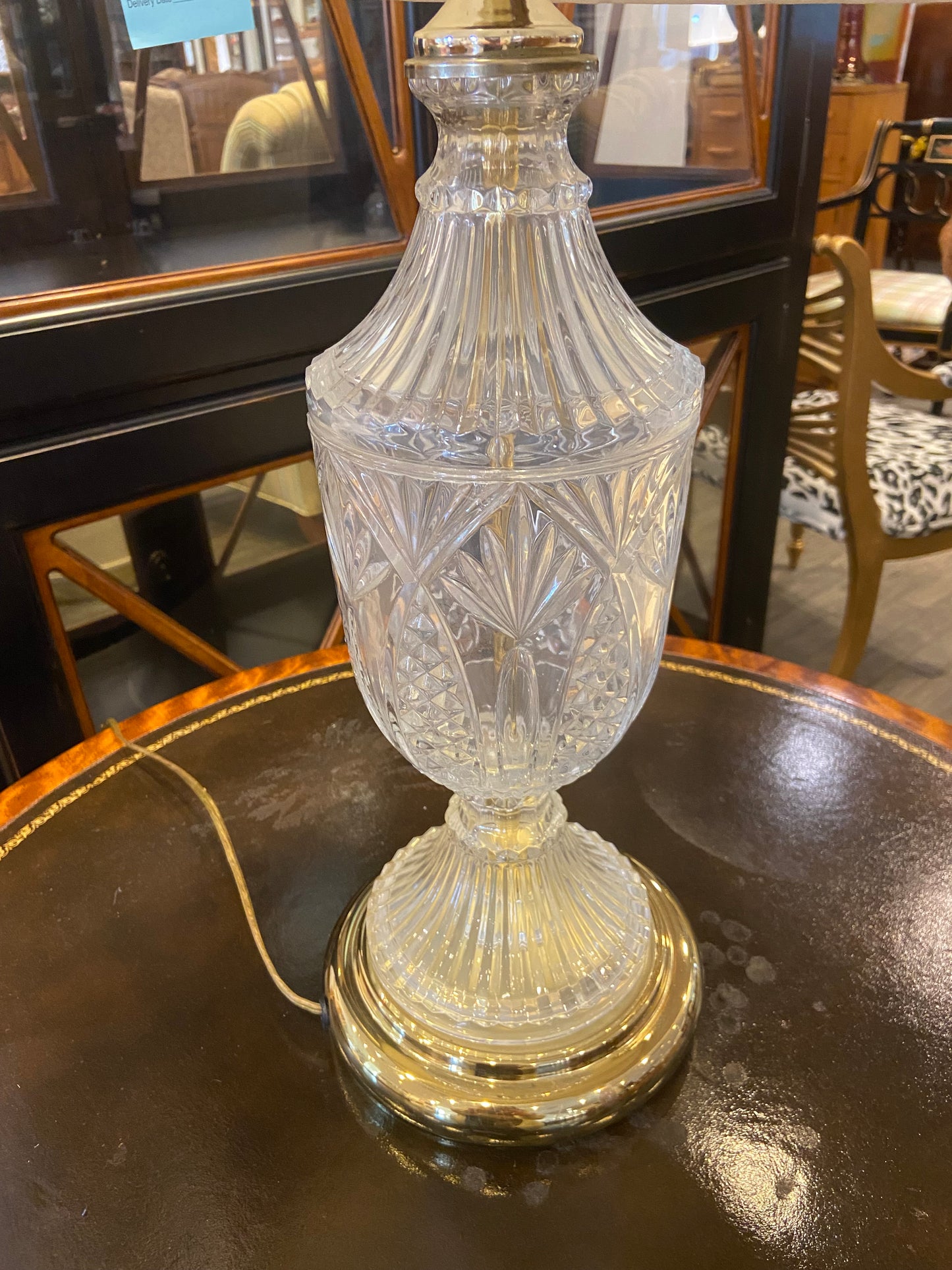 Molded Glass Lamp (24631)