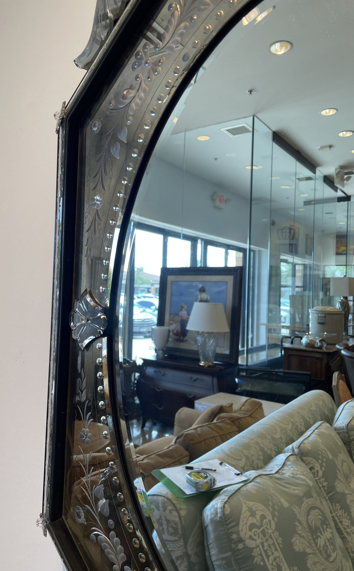 Vintage Venetian Mirror (00Y00N)