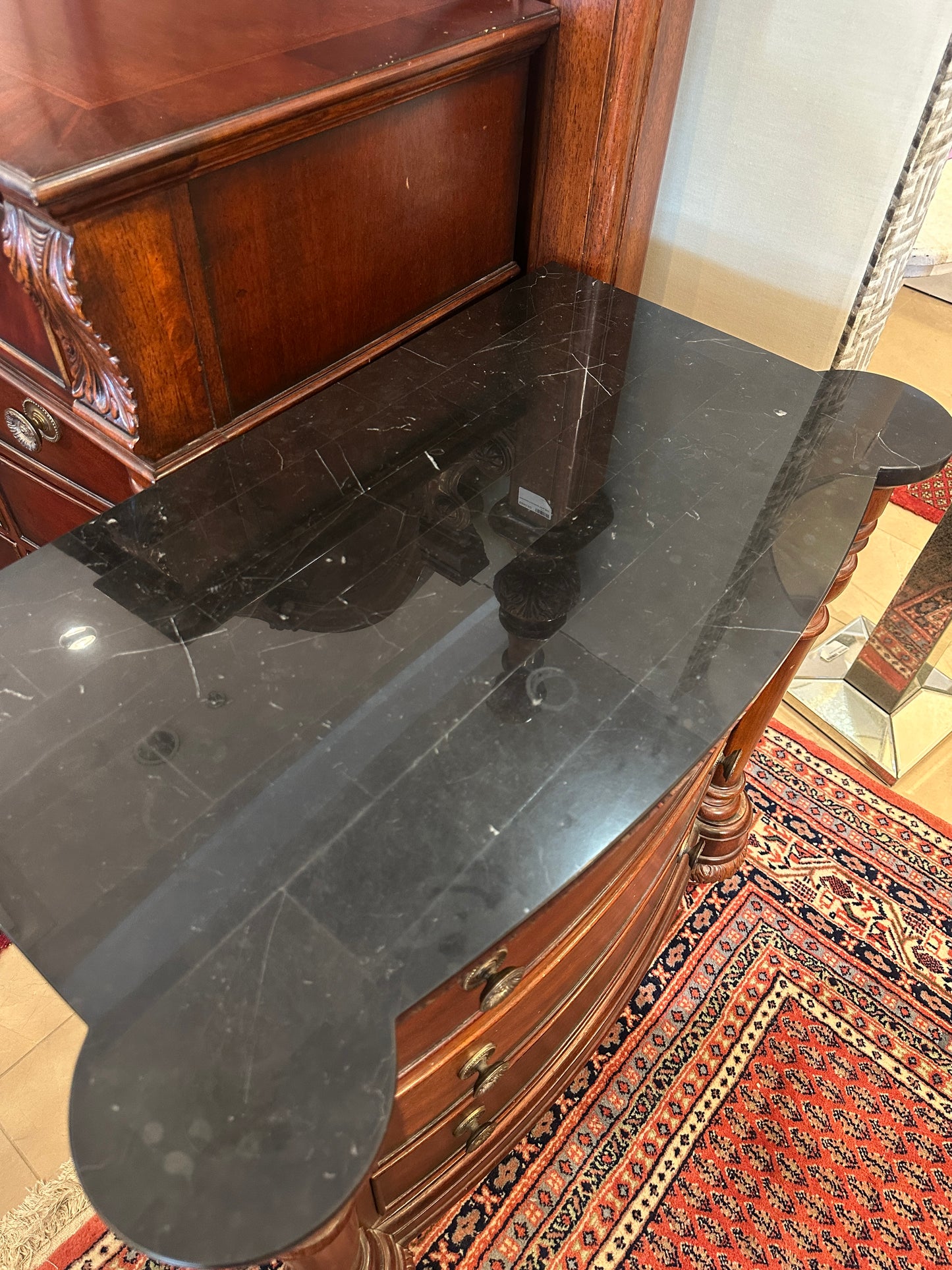 Universal Furniture Marble Top Nightstand AS IS (0N8005)