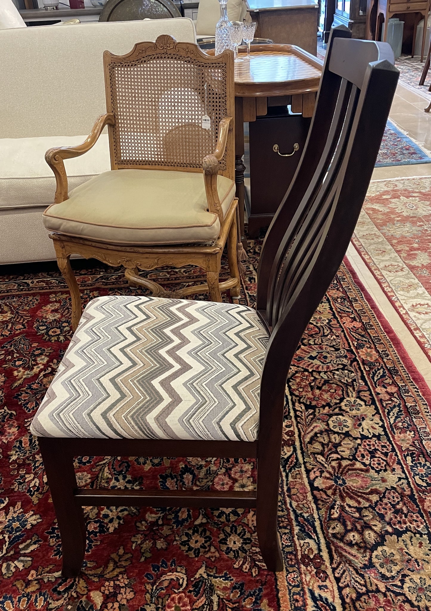 Palettes by Winesberg Slat Back Chairs with Upholstered Seats, set of 4 (0FS005)