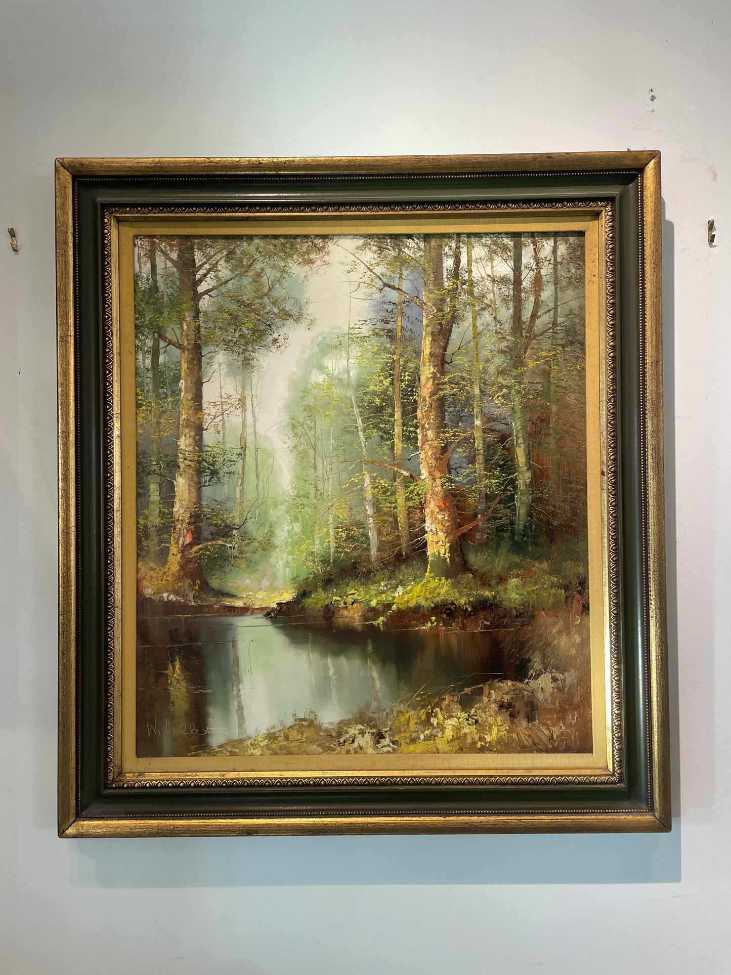W Volker Landscape, Oil on Canvas (0L4001)