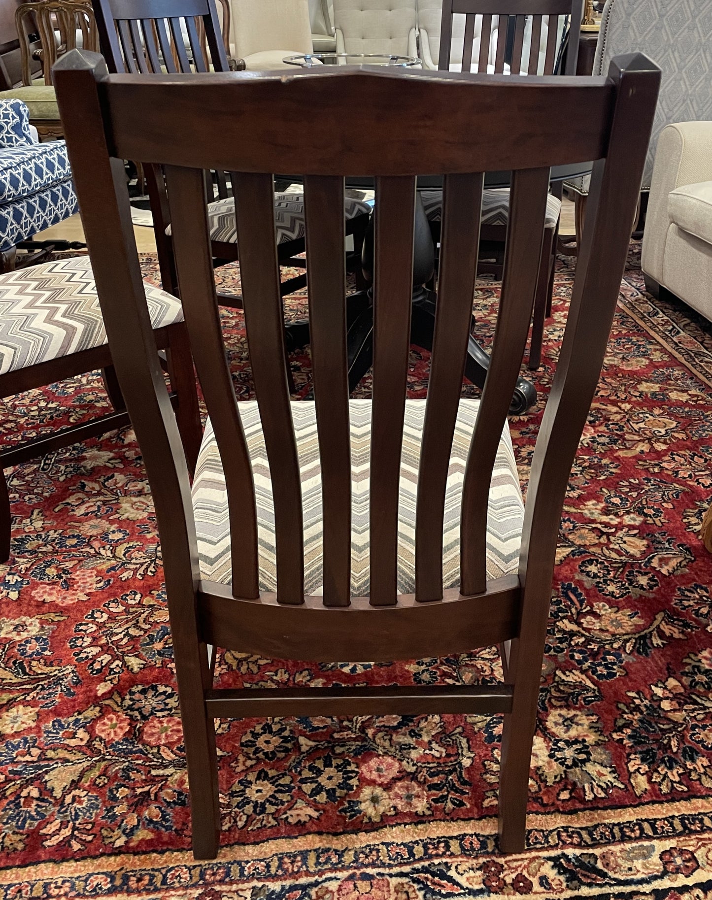 Palettes by Winesberg Slat Back Chairs with Upholstered Seats, set of 4 (0FS005)