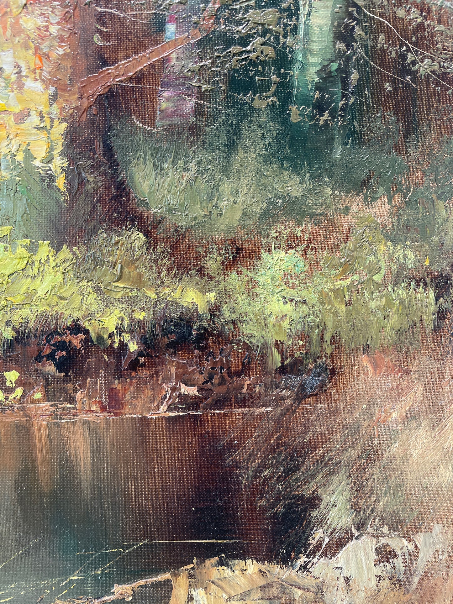 W Volker Landscape, Oil on Canvas (0L4001)