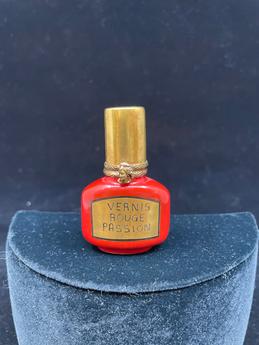 Limoges Nail Polish Trinket Box