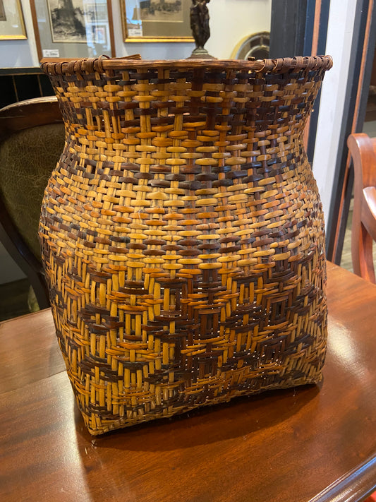 19th Century Cherokee Rivercane Basket (27690)