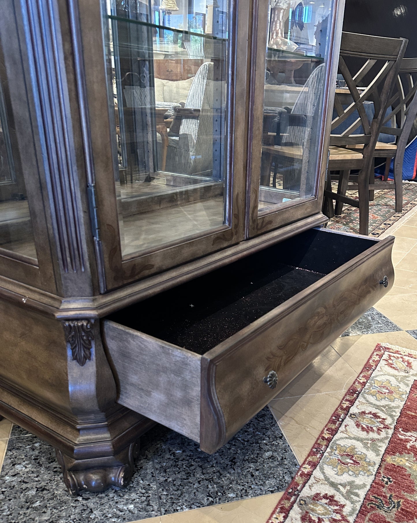 Howard Miller Faux Finished Display Cabinet (0N8009)