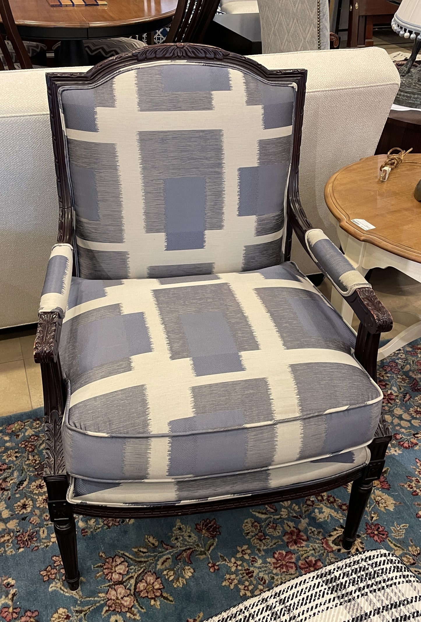 Kravet Bergere Chair, AS IS (051002)