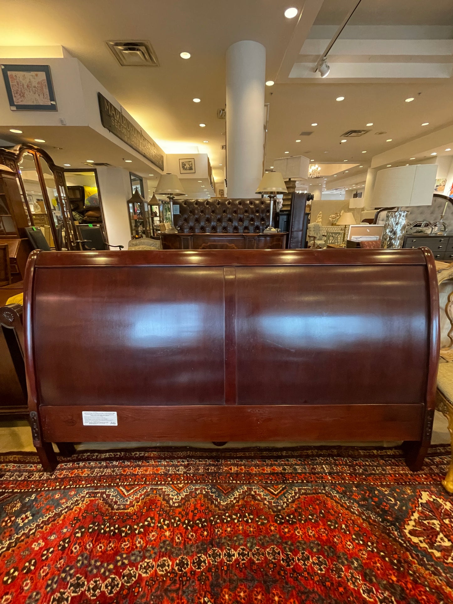 Stickley Cherry Sleigh Bed, King (0L2001)