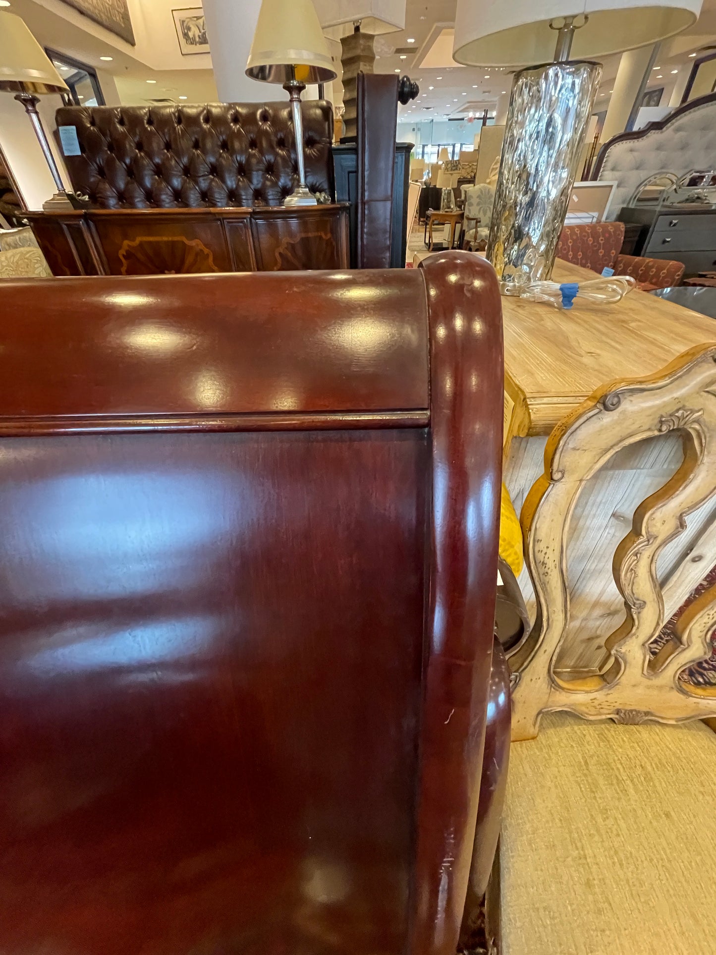 Stickley Cherry Sleigh Bed, King (0L2001)