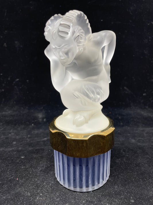 Lalique France "Pour Homme Aries" Perfume Bottle