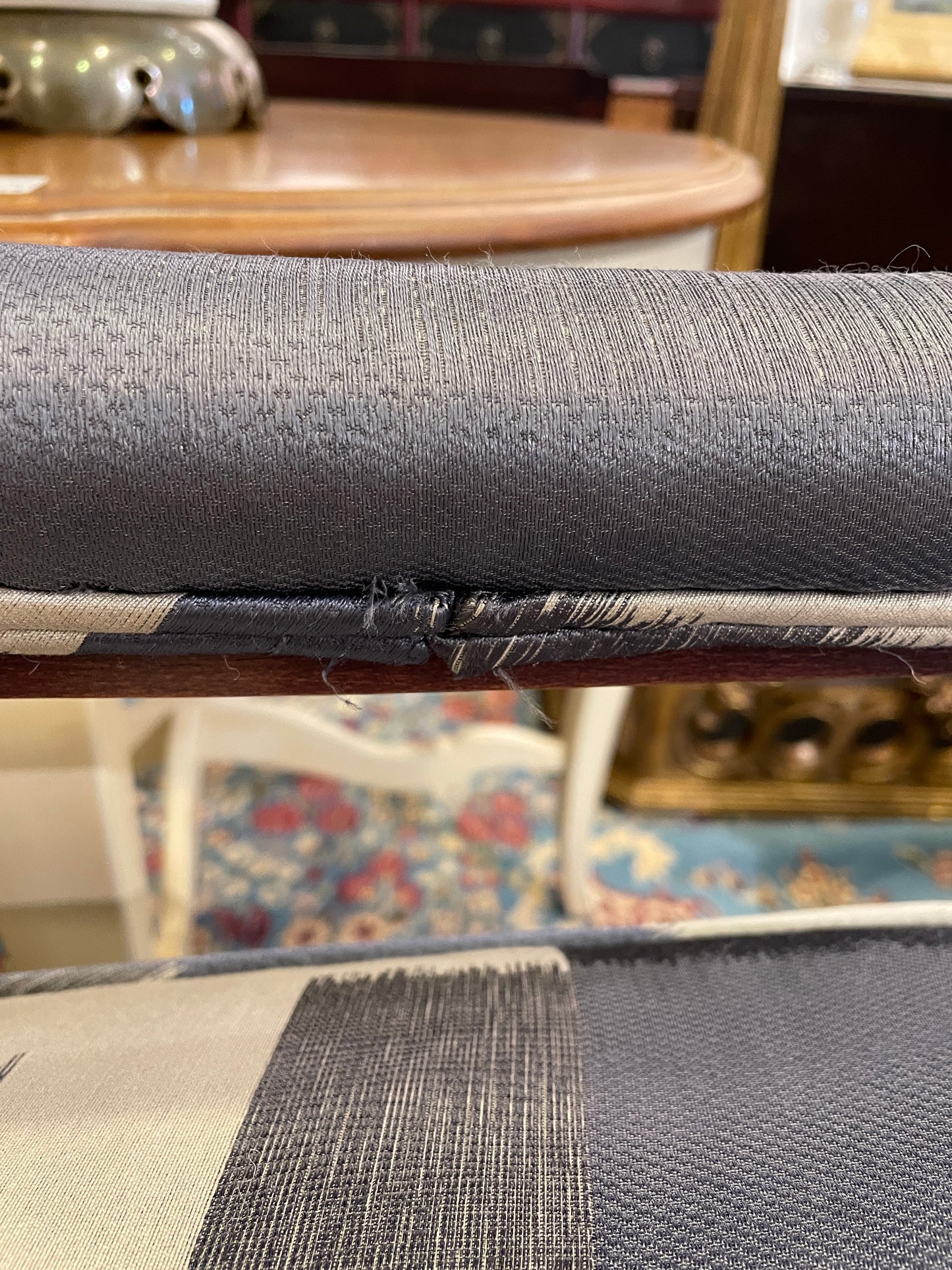 Kravet Bergere Chair, AS IS (051002)