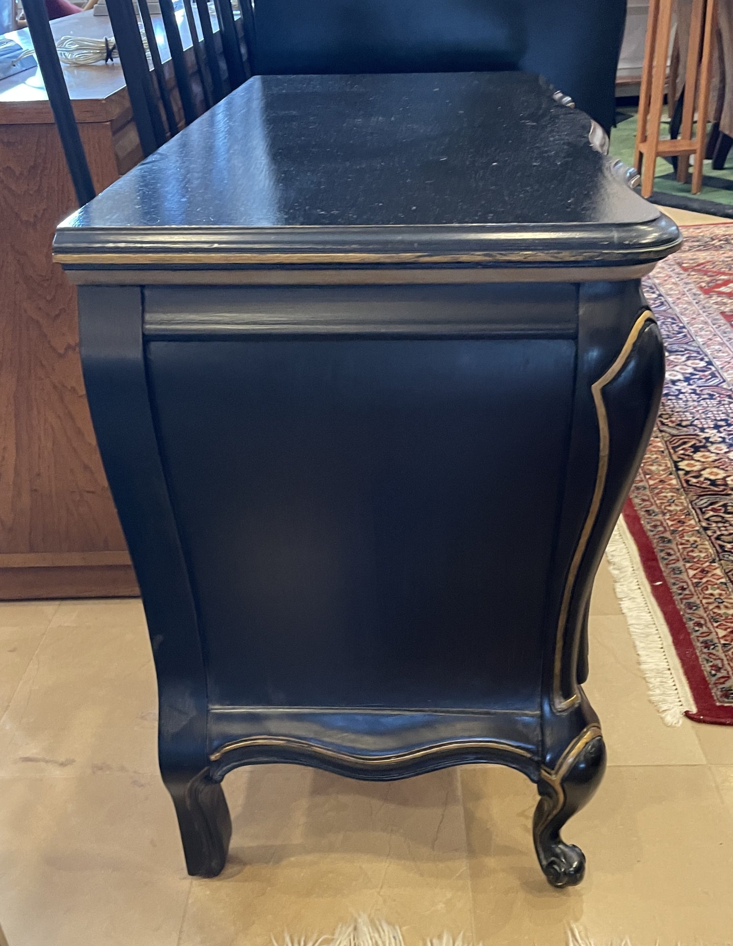 Two drawer chest with butterflies, AS IS (0OQ00F)