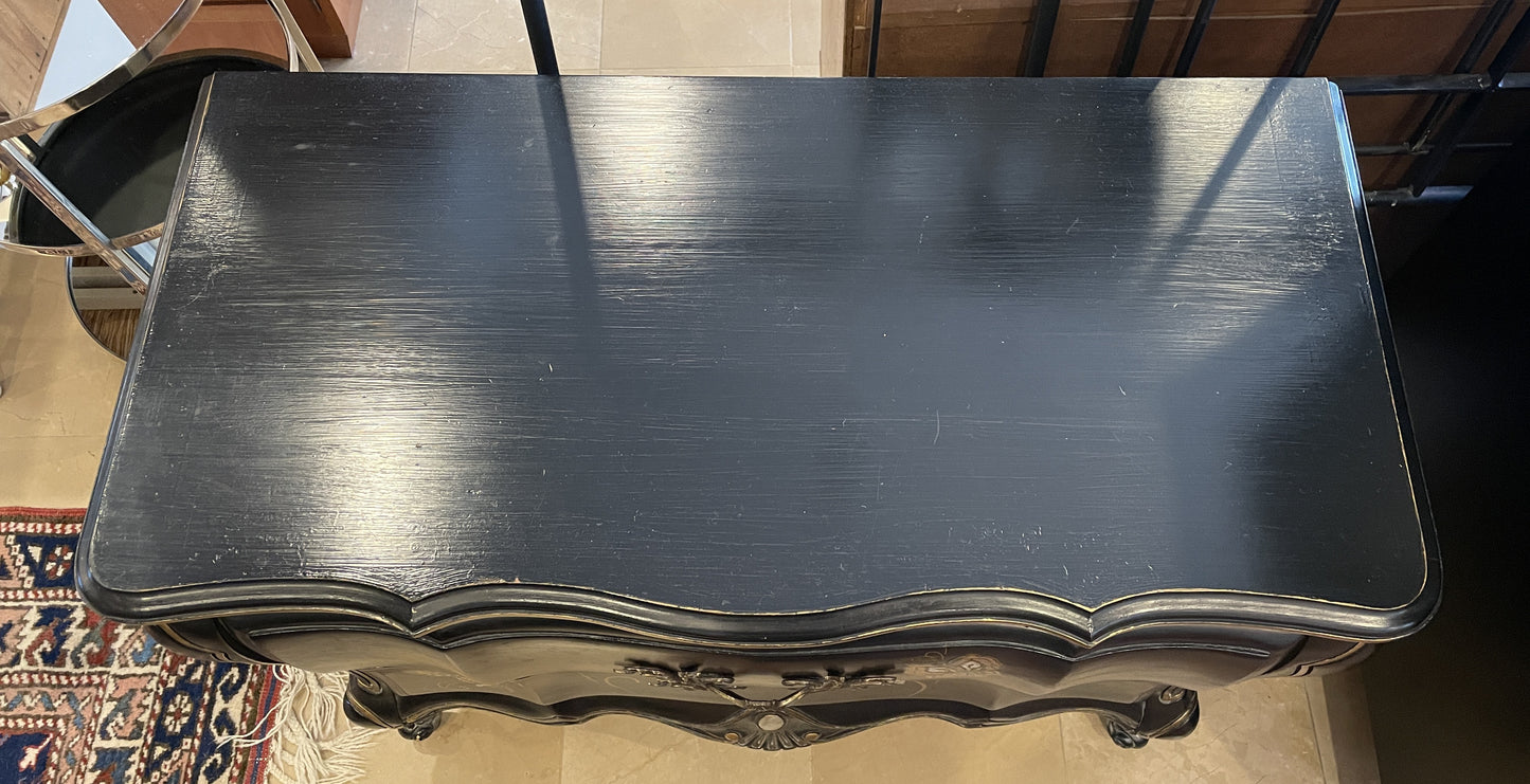 Two drawer chest with butterflies, AS IS (0OQ00F)