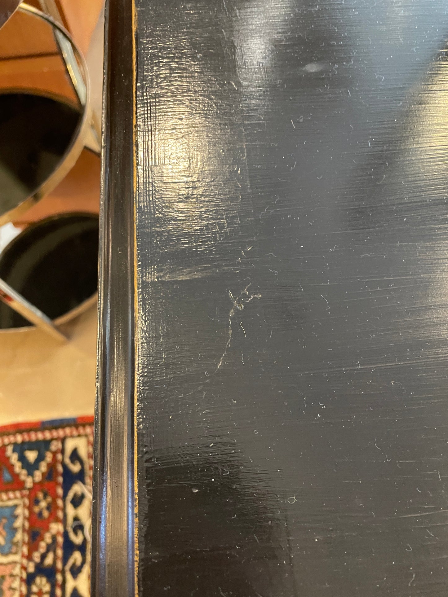 Two drawer chest with butterflies, AS IS (0OQ00F)