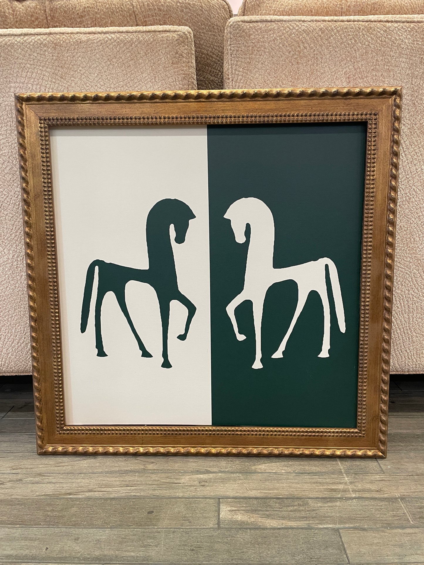 Double Horses Giclee (0JC00B)