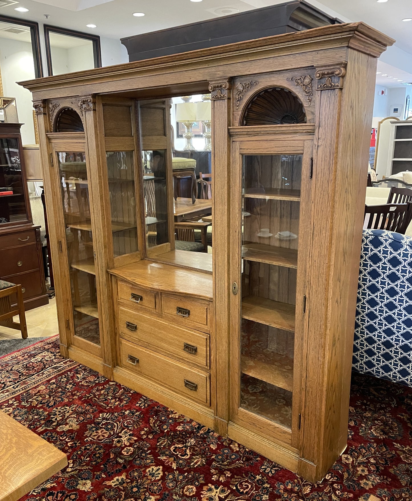 Early 20th Century Built In Breakfront or Sideboard (0OS001)