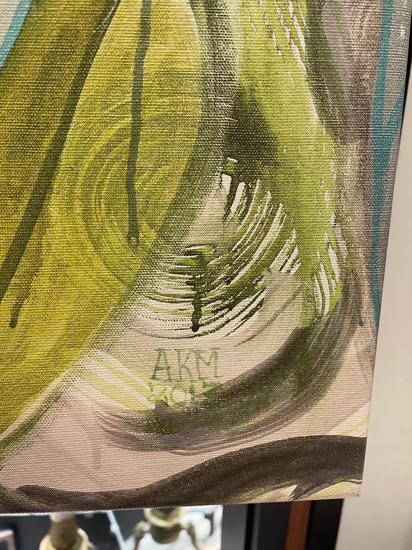 Alex Mason Floral on Canvas, Giclee (0JC00C)