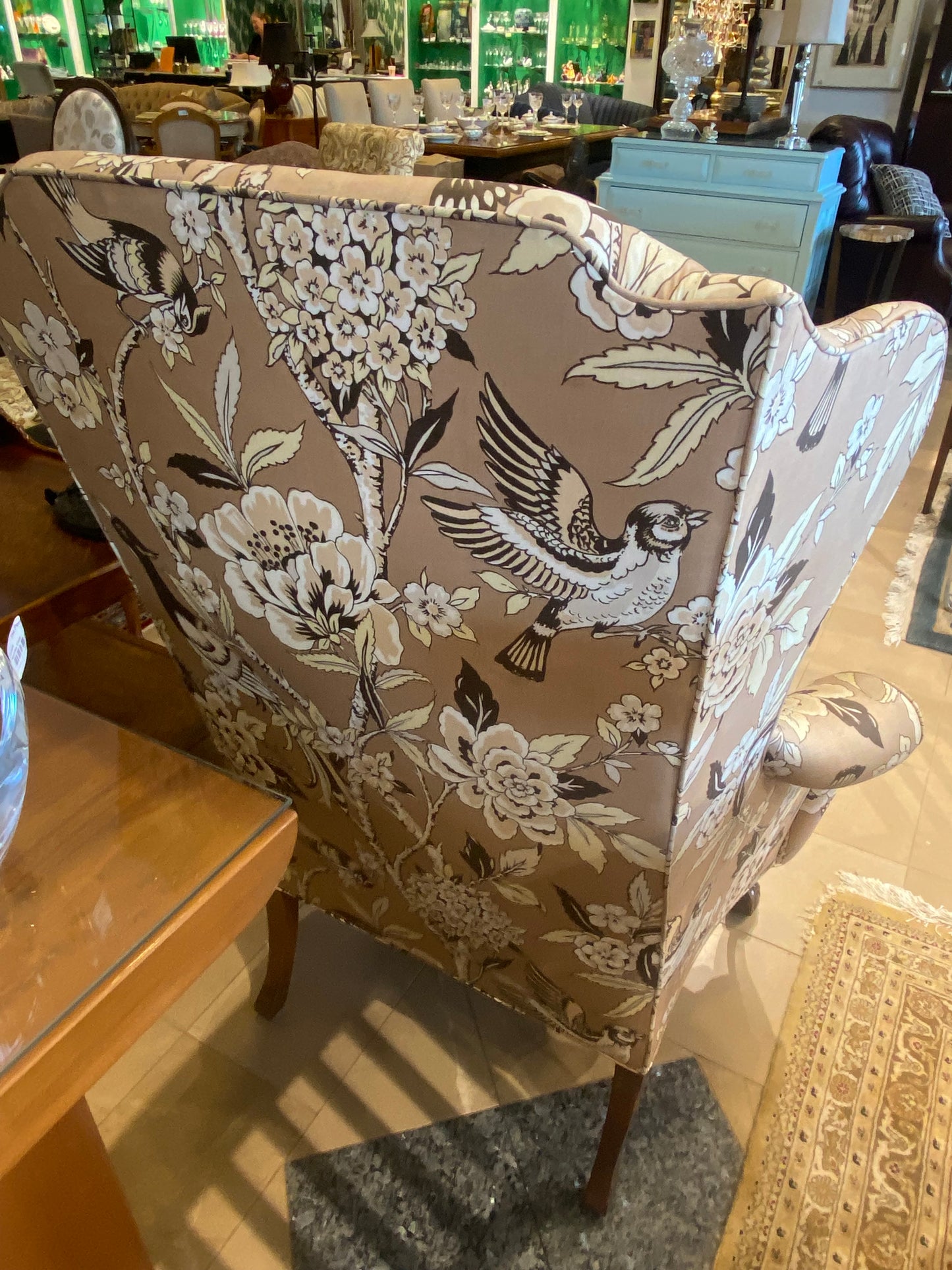 Southwood Patterned Wingback Chair (24990)