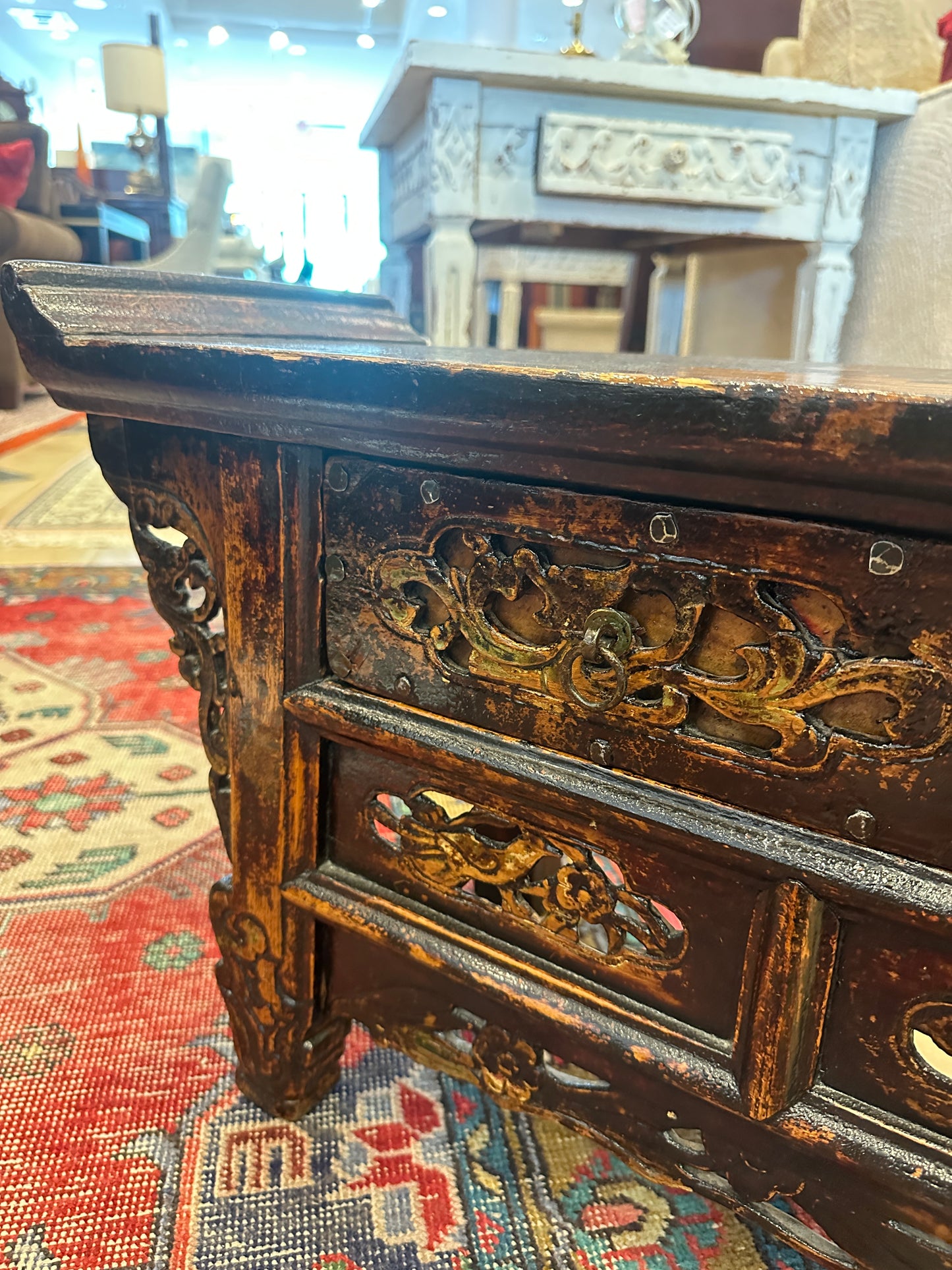 Antique Chinese Altar Cabinet (0NG00D)