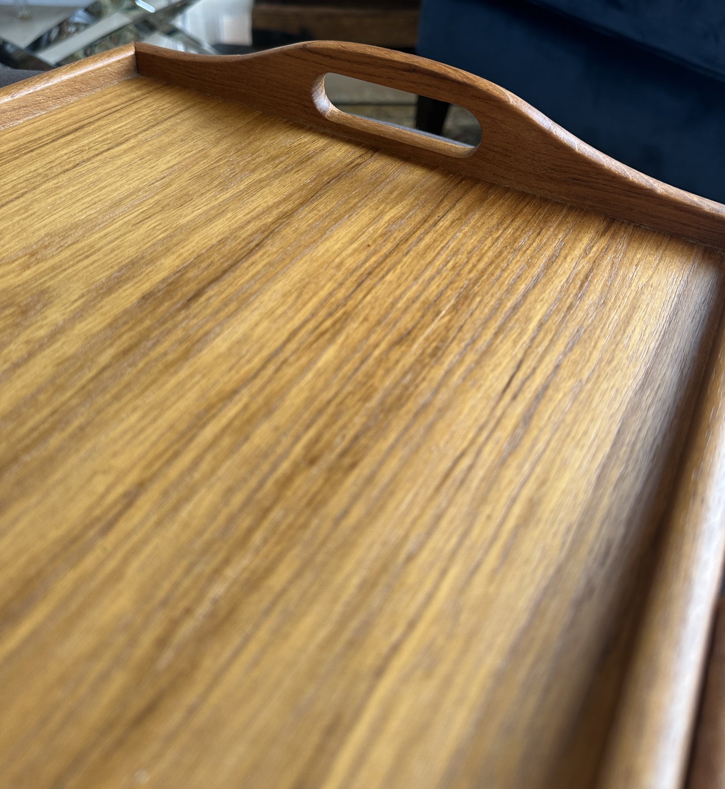 Dolphin Vintage Nesting Trays in Teak, C. 1960s (0NG00A)