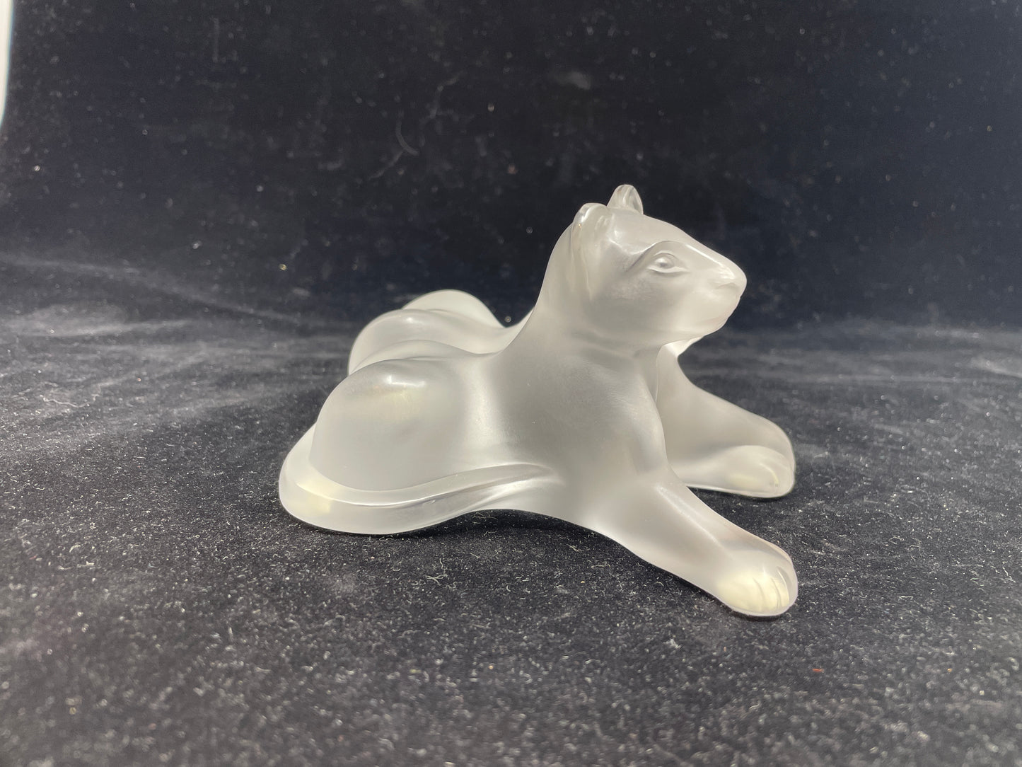Lalique Lion Cubs, a Pair (03001W)