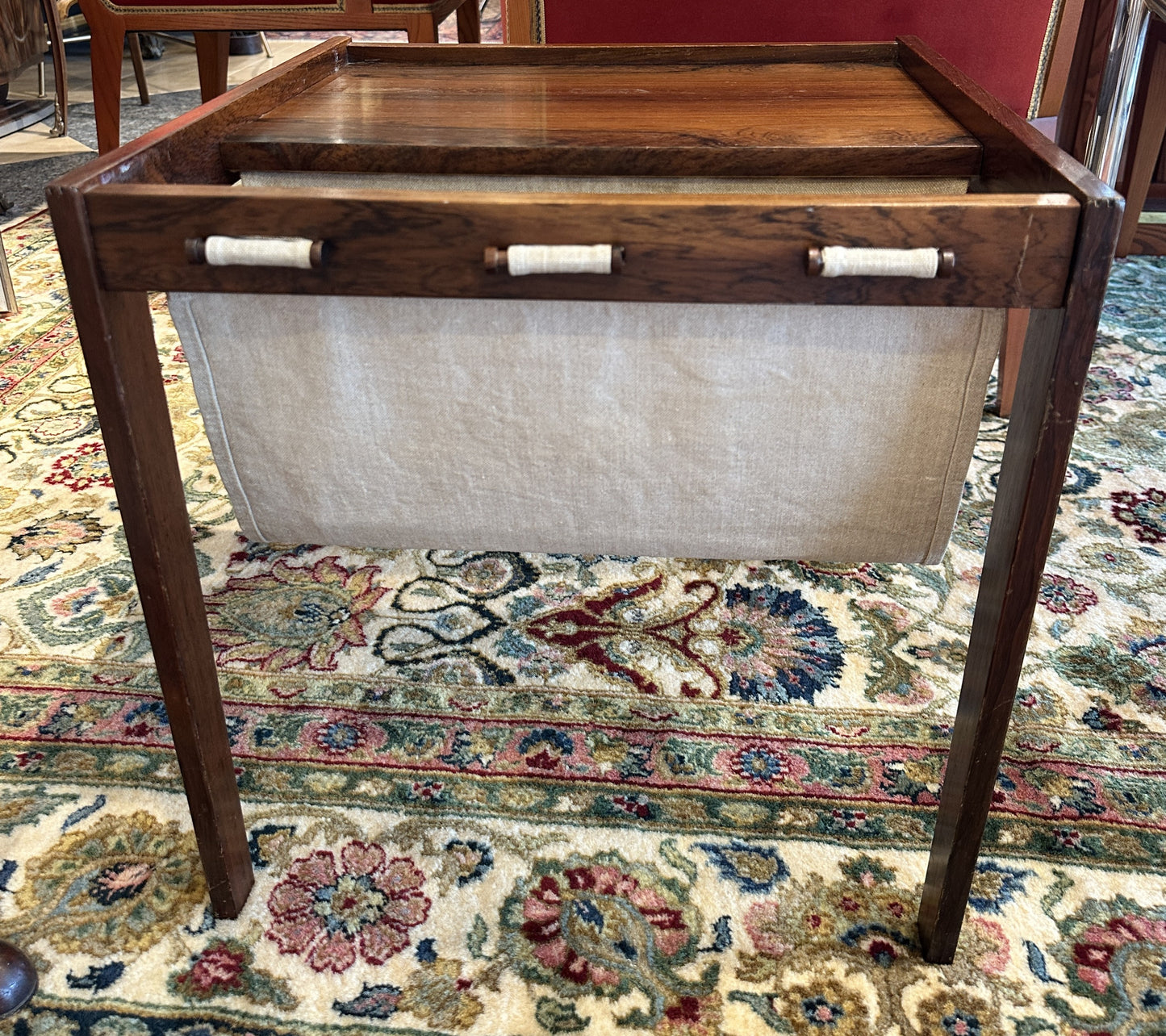 Bent Silber Mobler Rosewood Side Table/Magazine Rack (0NG009)