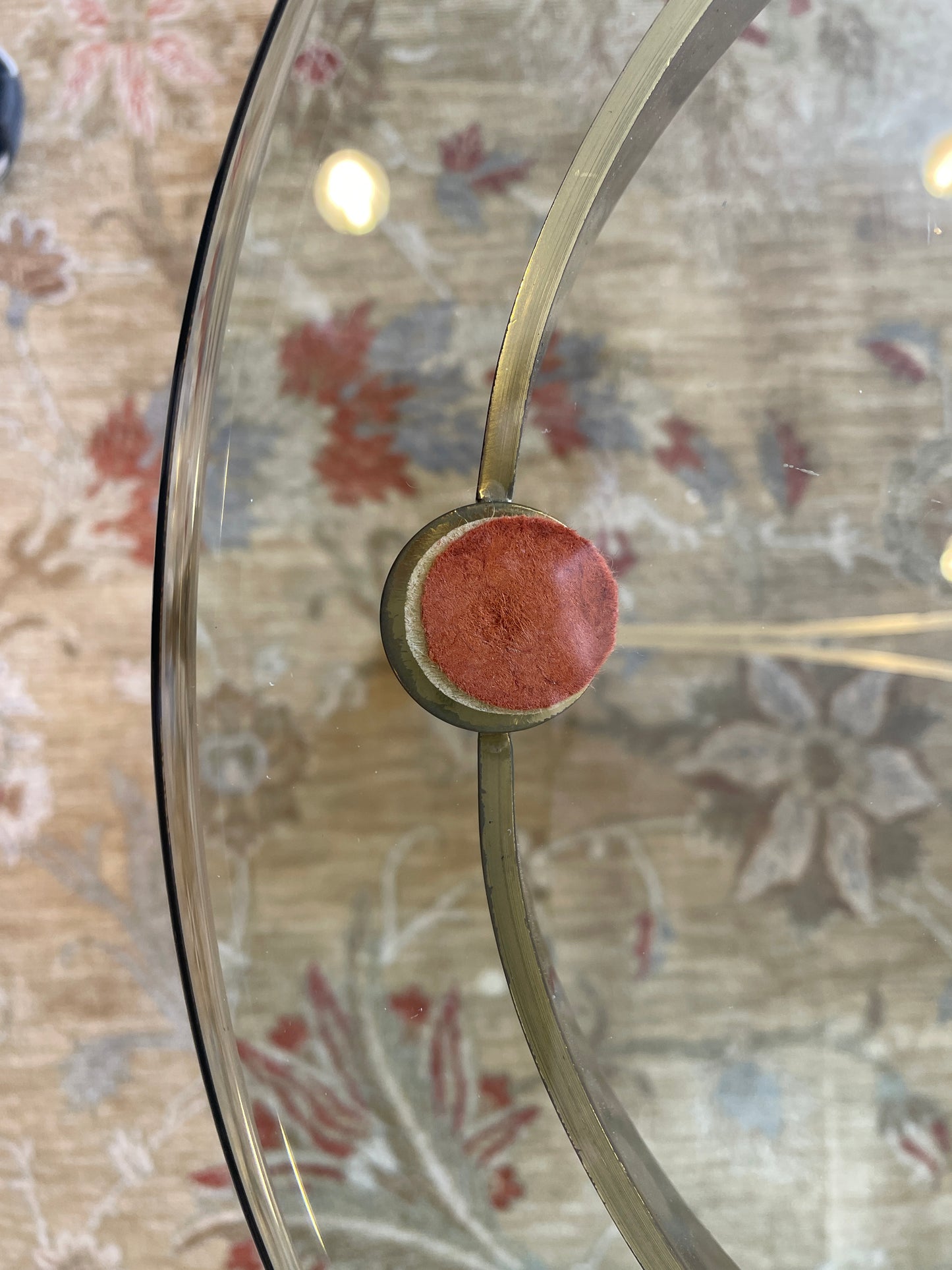 LaBarge Oval Coffee Table, Glass Top (01100H)