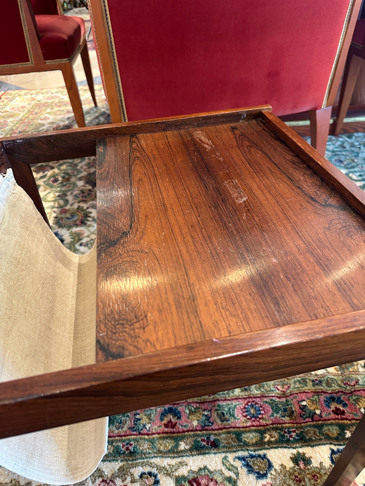 Bent Silber Mobler Rosewood Side Table/Magazine Rack (0NG009)