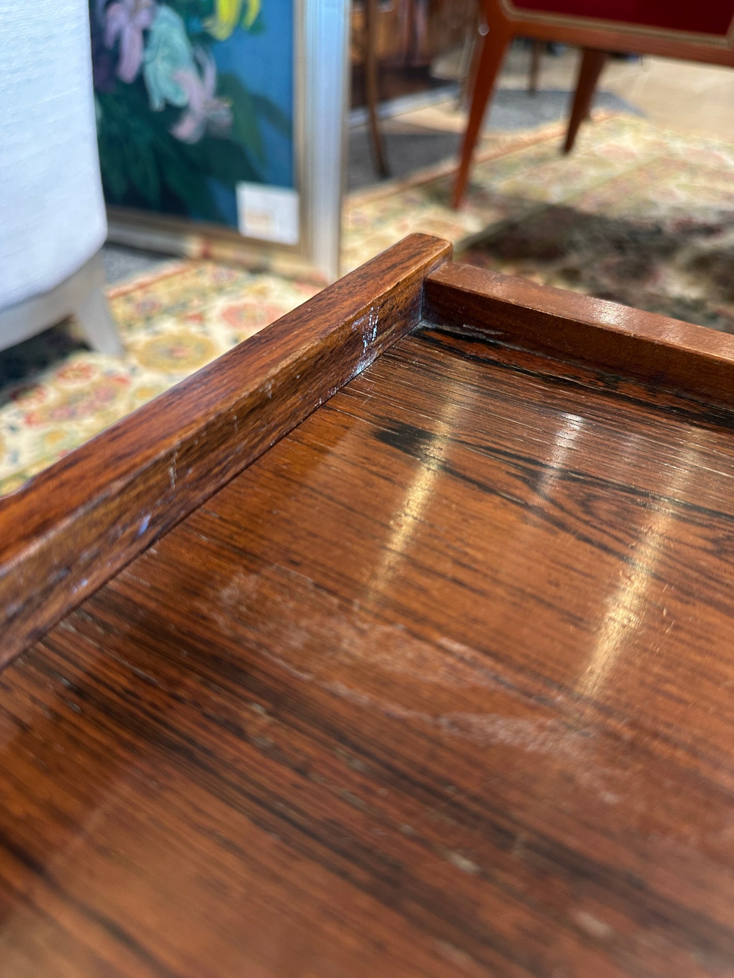 Bent Silber Mobler Rosewood Side Table/Magazine Rack (0NG009)