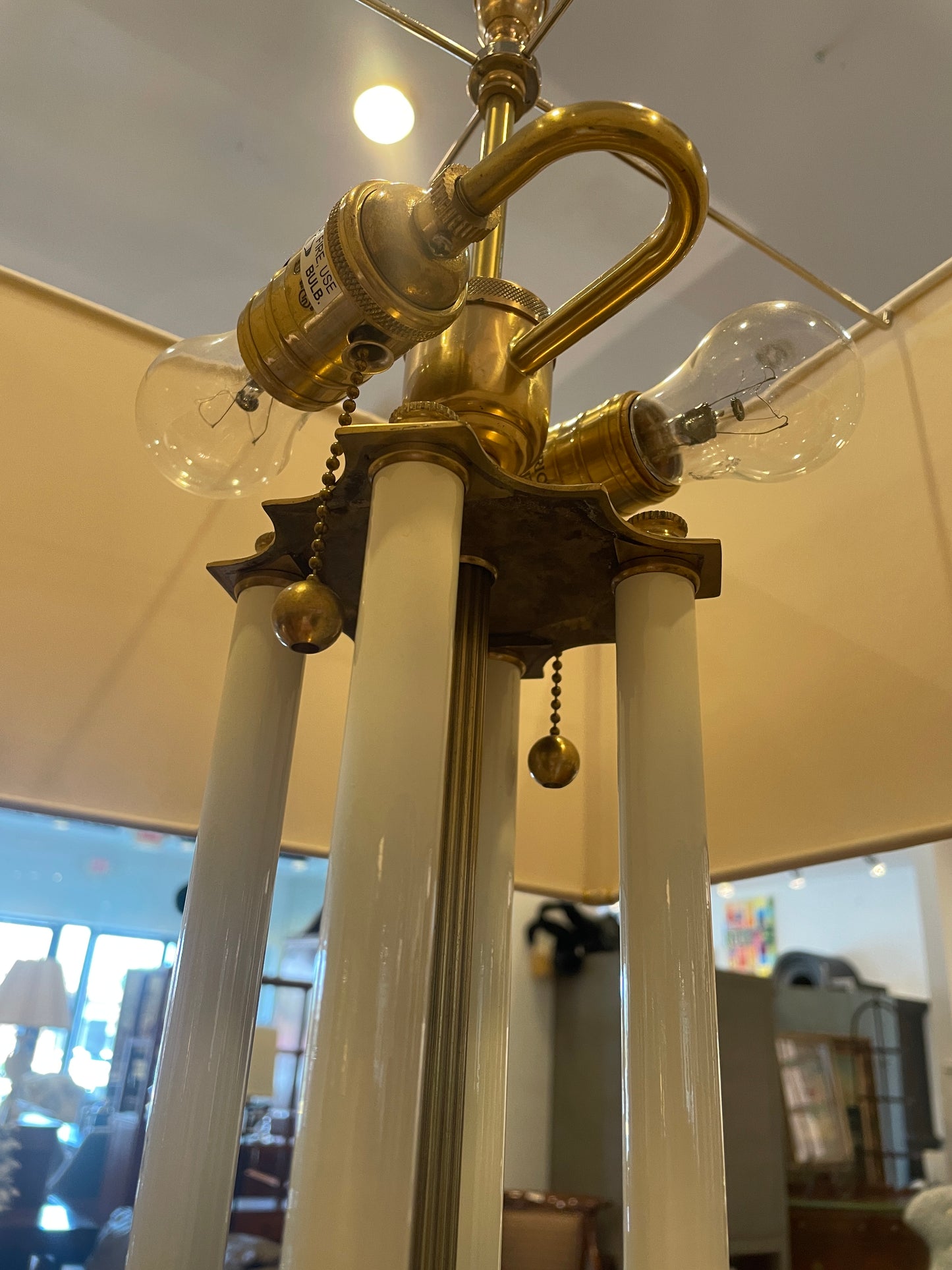 Fredrick Cooper French Empire Brass Lamp (05S010)
