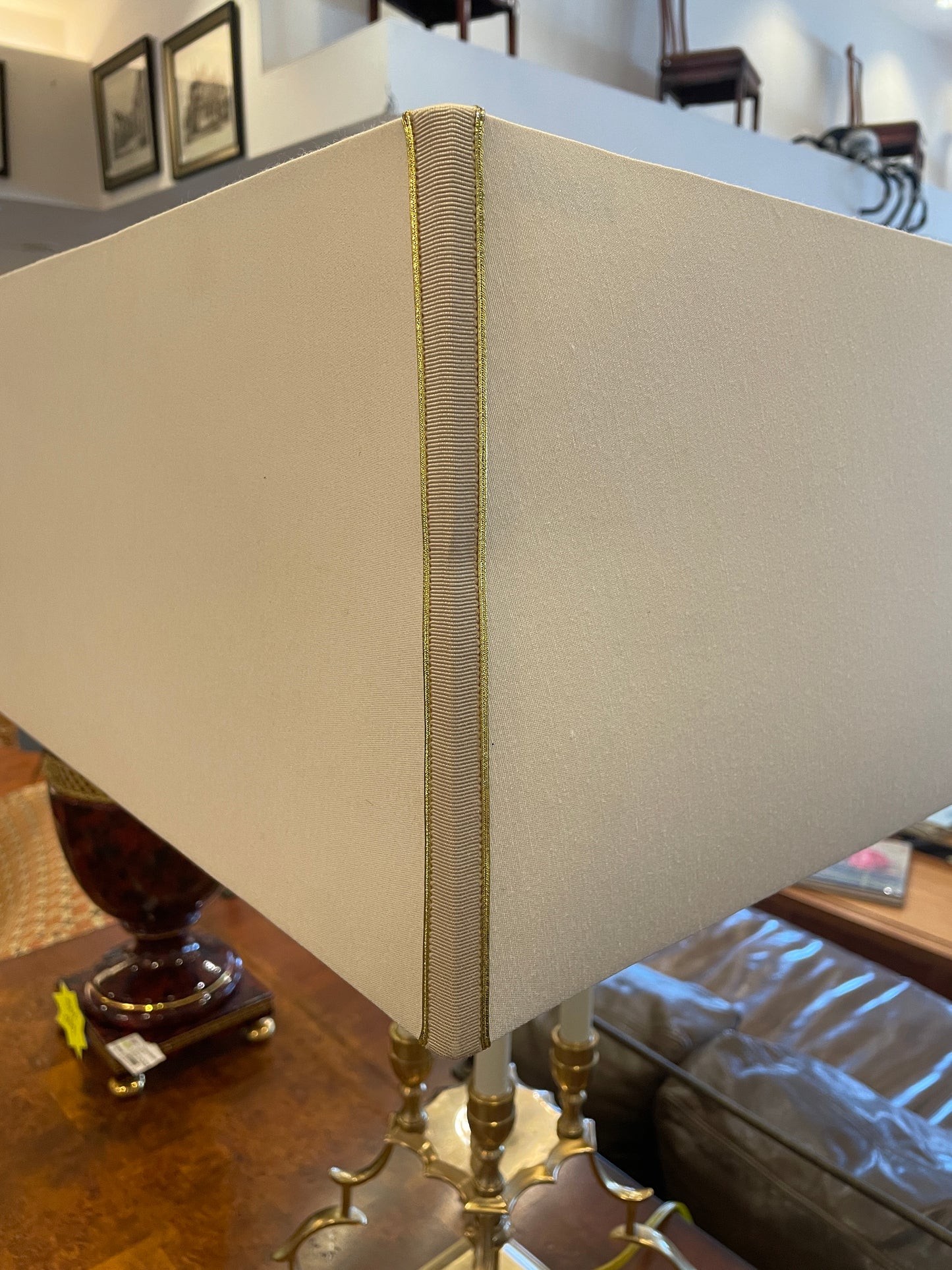Fredrick Cooper French Empire Brass Lamp (05S010)