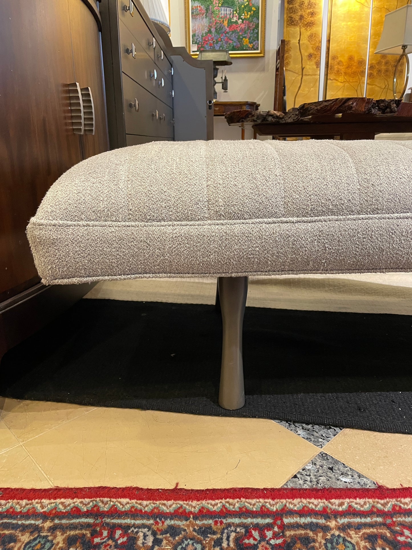 Arteriors Curved Bench in Gray (0L700S)