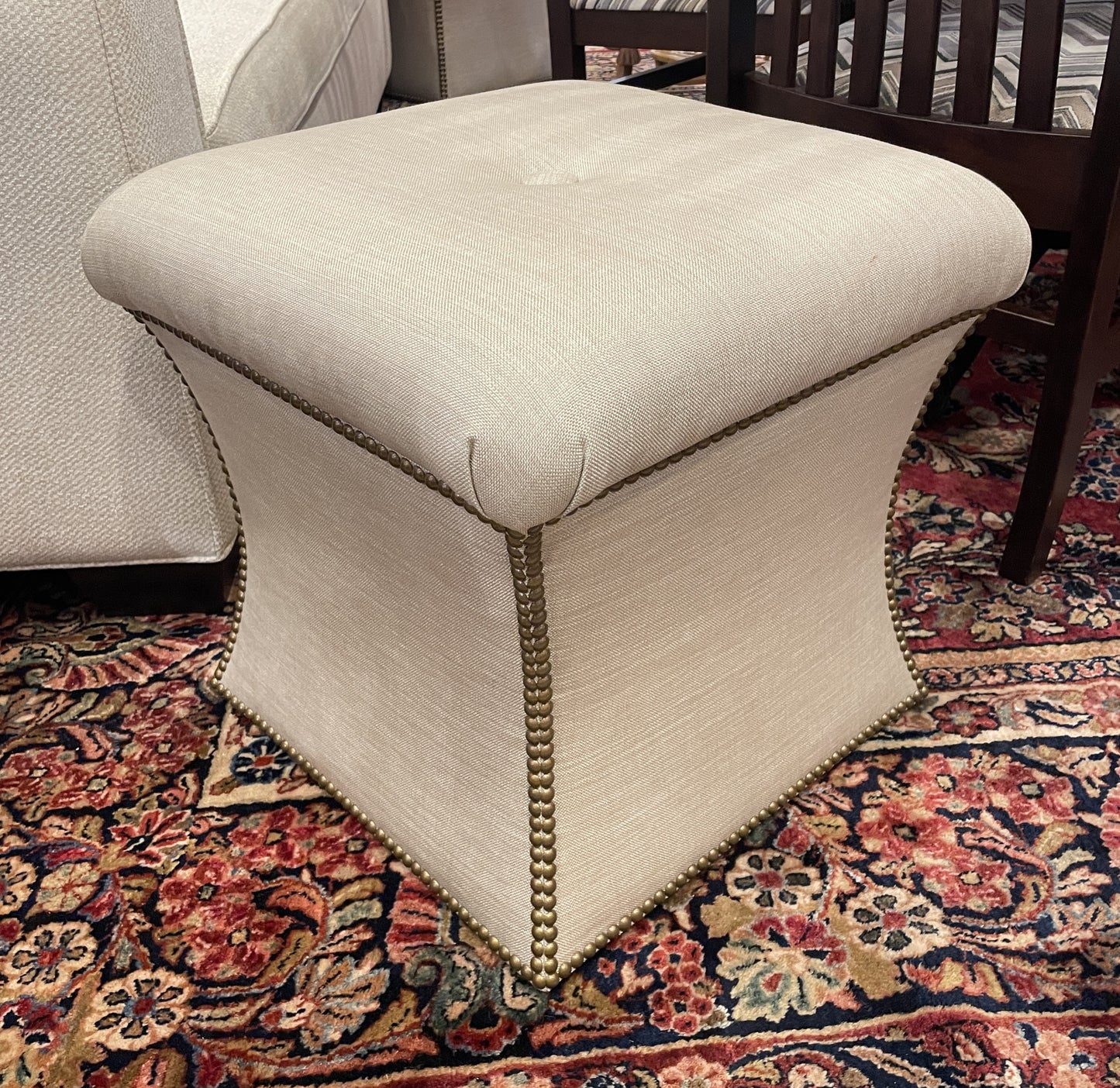 Chaddock Hourglass Ottoman (Two available 0OT008 0OT009)