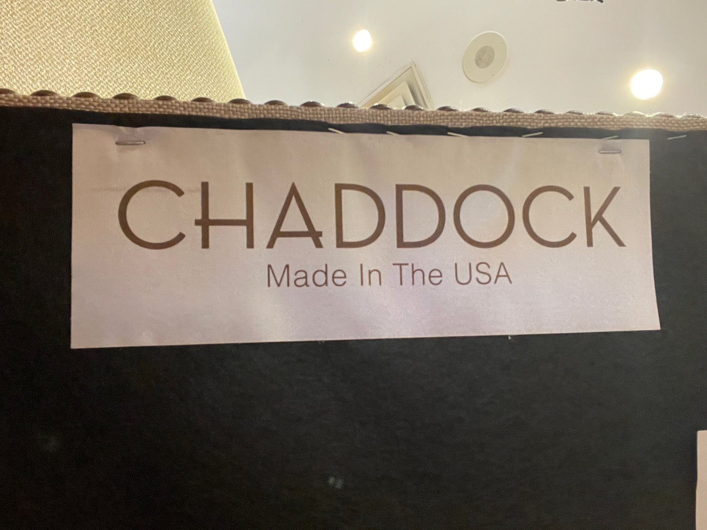 Chaddock Hourglass Ottoman (Two available 0OT008 0OT009)