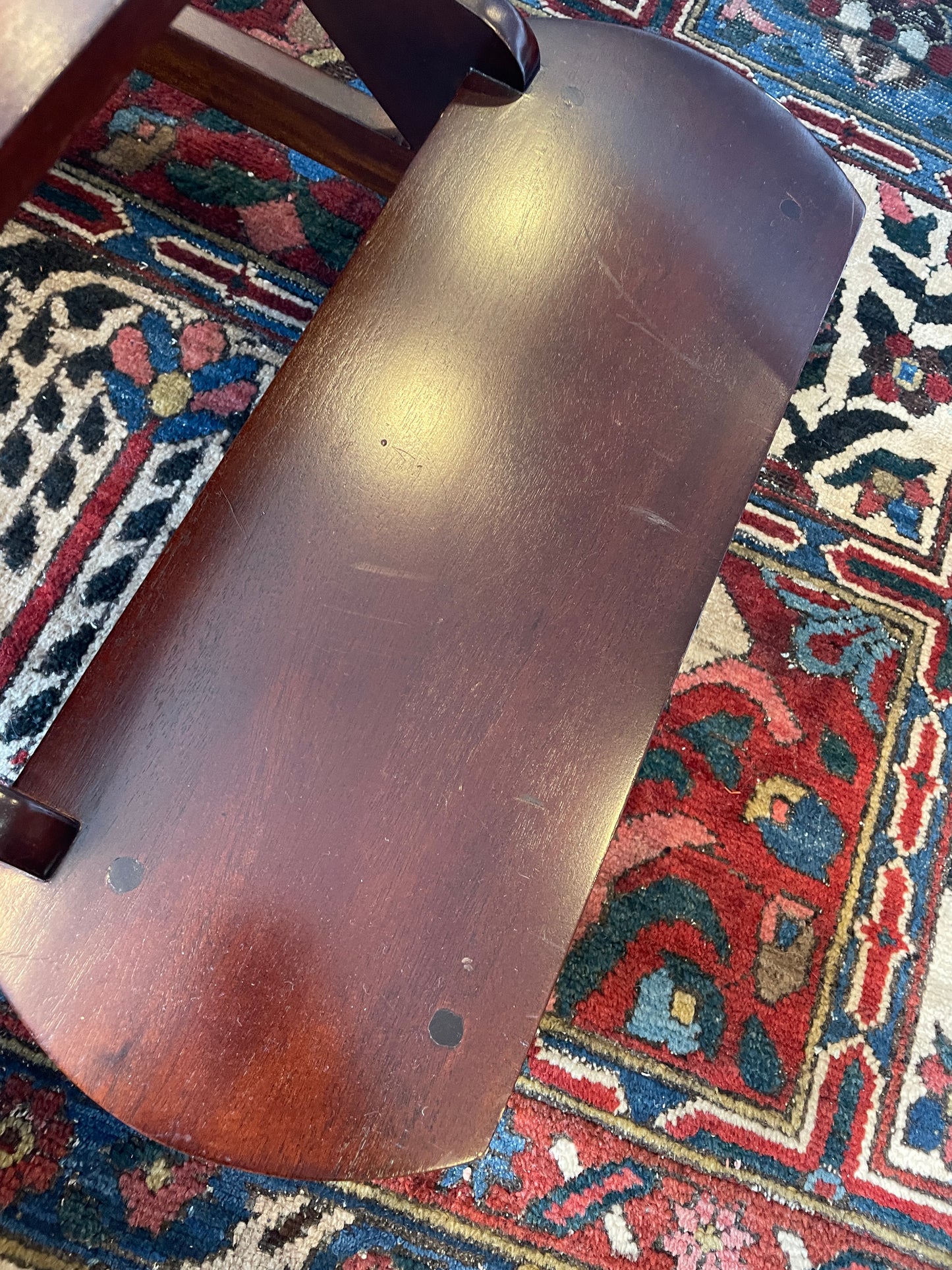 Mahogany Library Steps, AS IS (0OT00A)