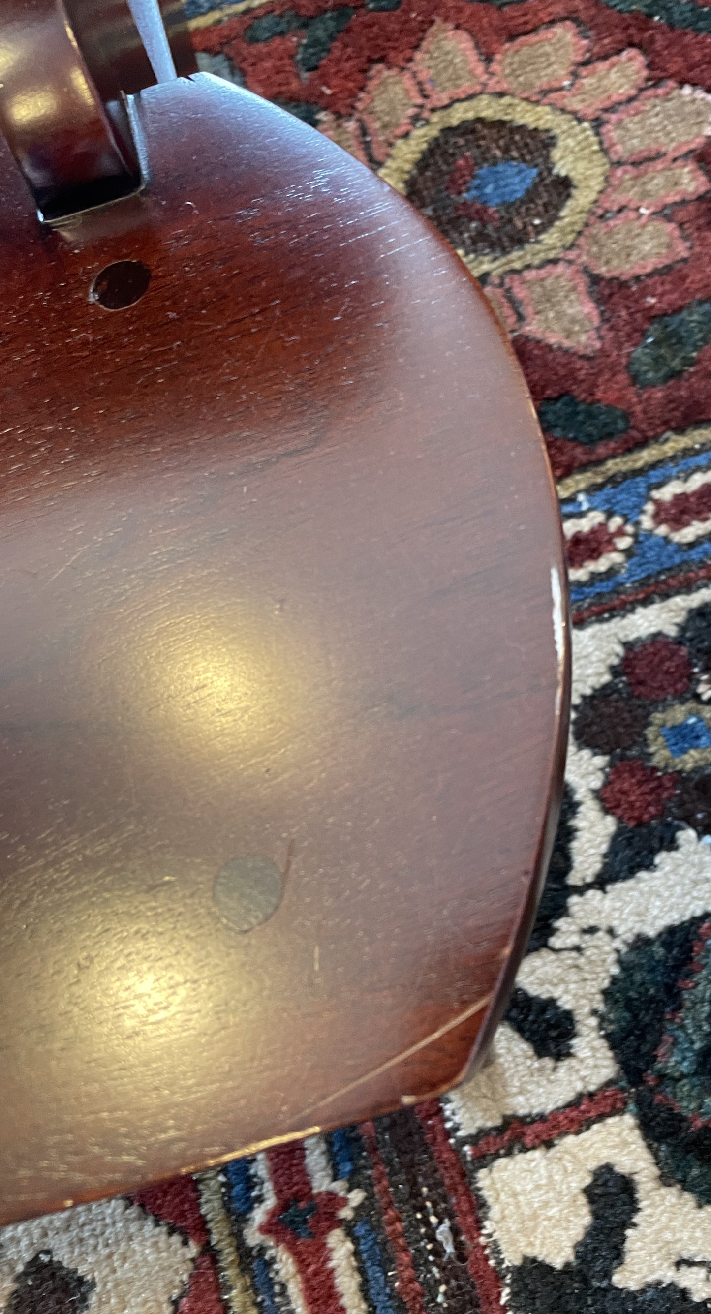 Mahogany Library Steps, AS IS (0OT00A)