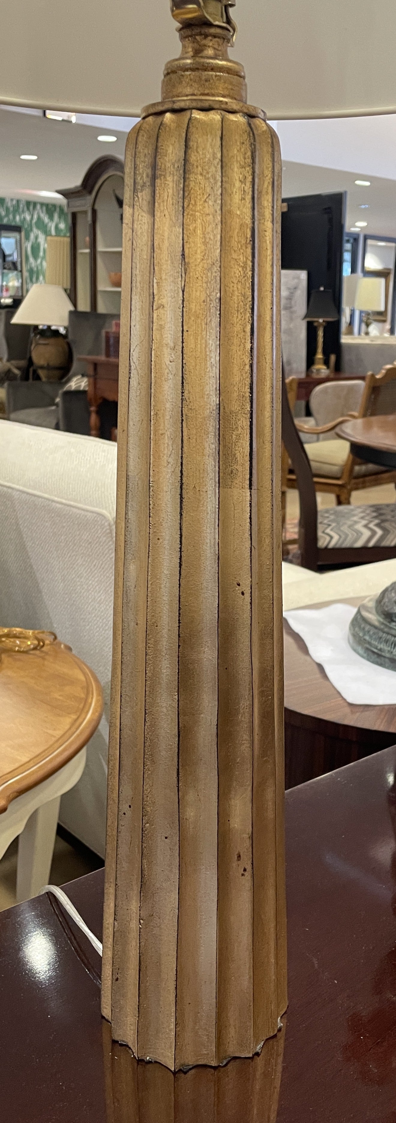 Visual Comfort Fluted Spire Table Lamps, A Pair (0OT00B)