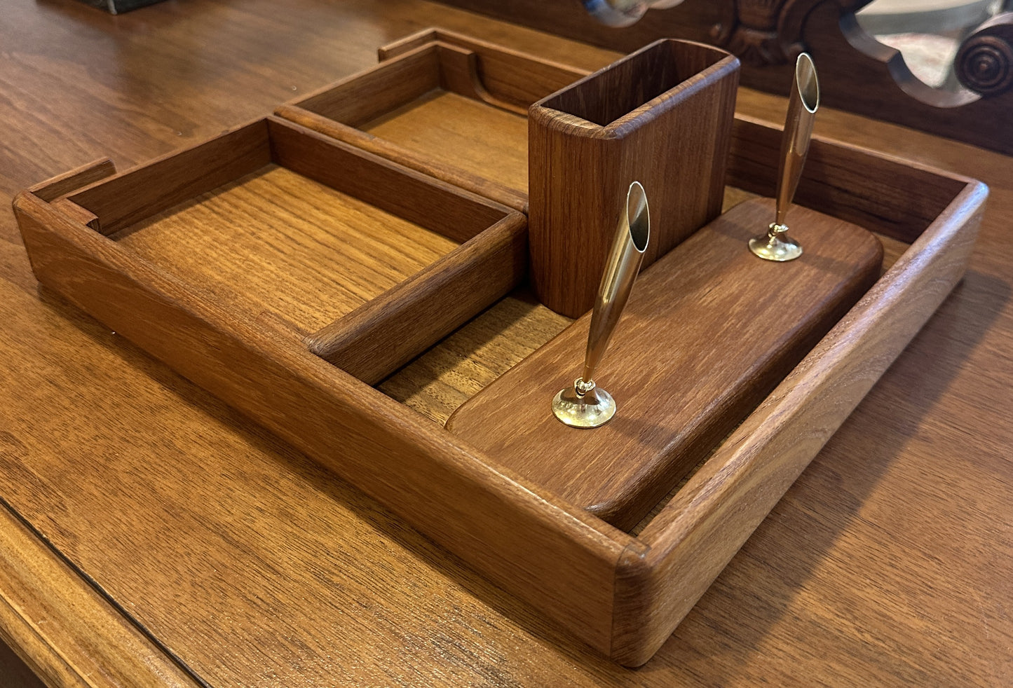 Teak Tech 5 piece Desk Set (0NG002)