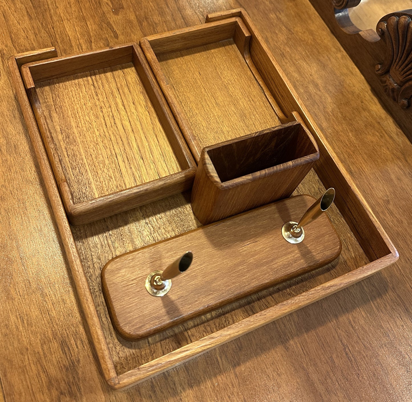 Teak Tech 5 piece Desk Set (0NG002)