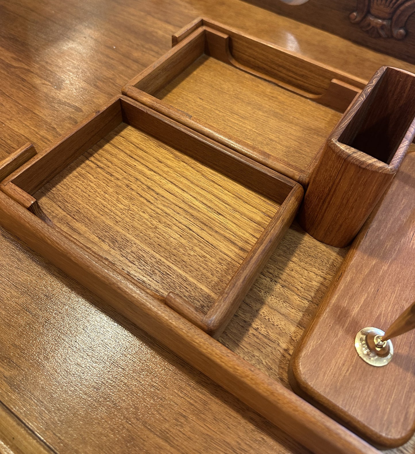 Teak Tech 5 piece Desk Set (0NG002)